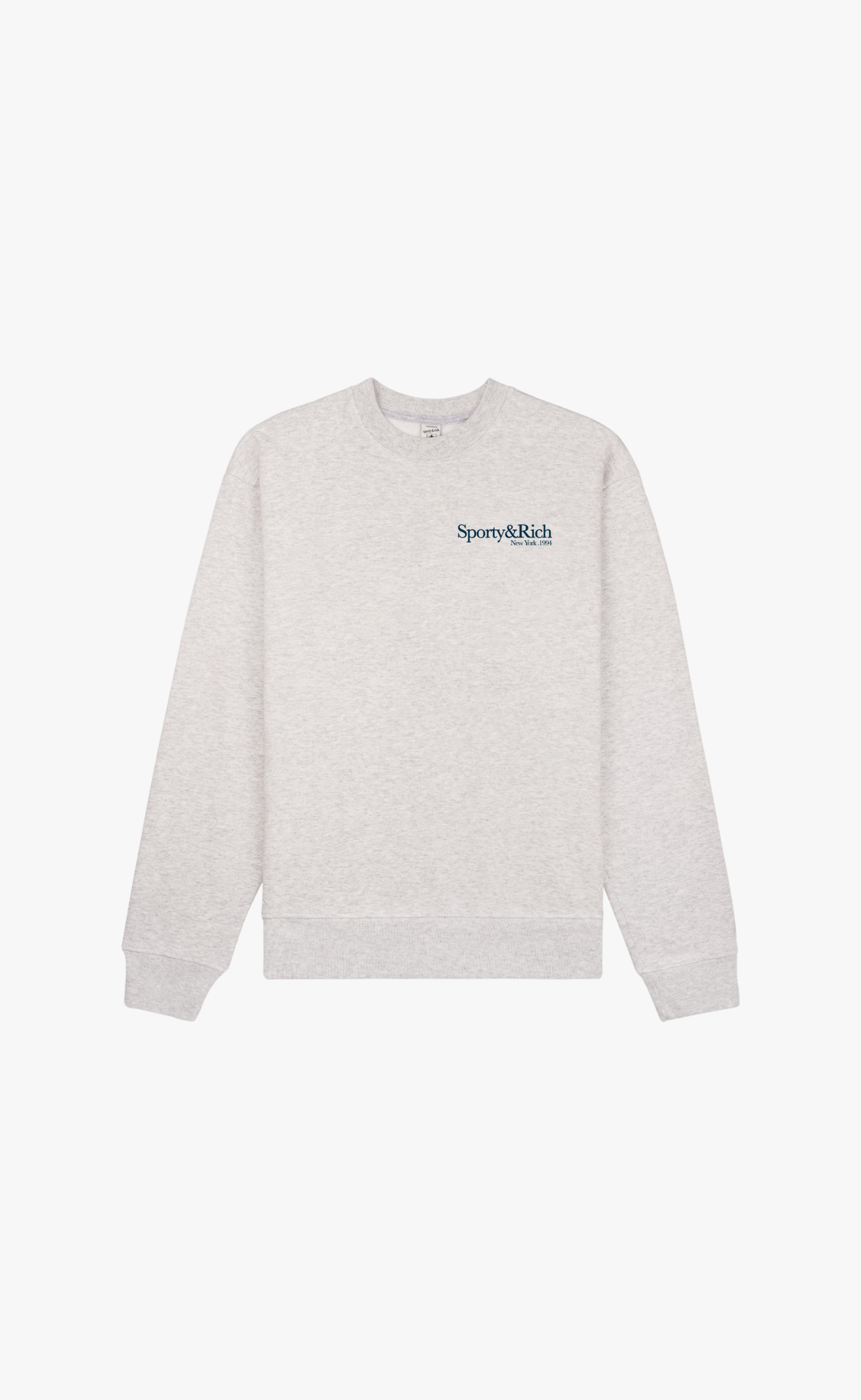 RUN CLUB HEATHER GRAY CREWNECK