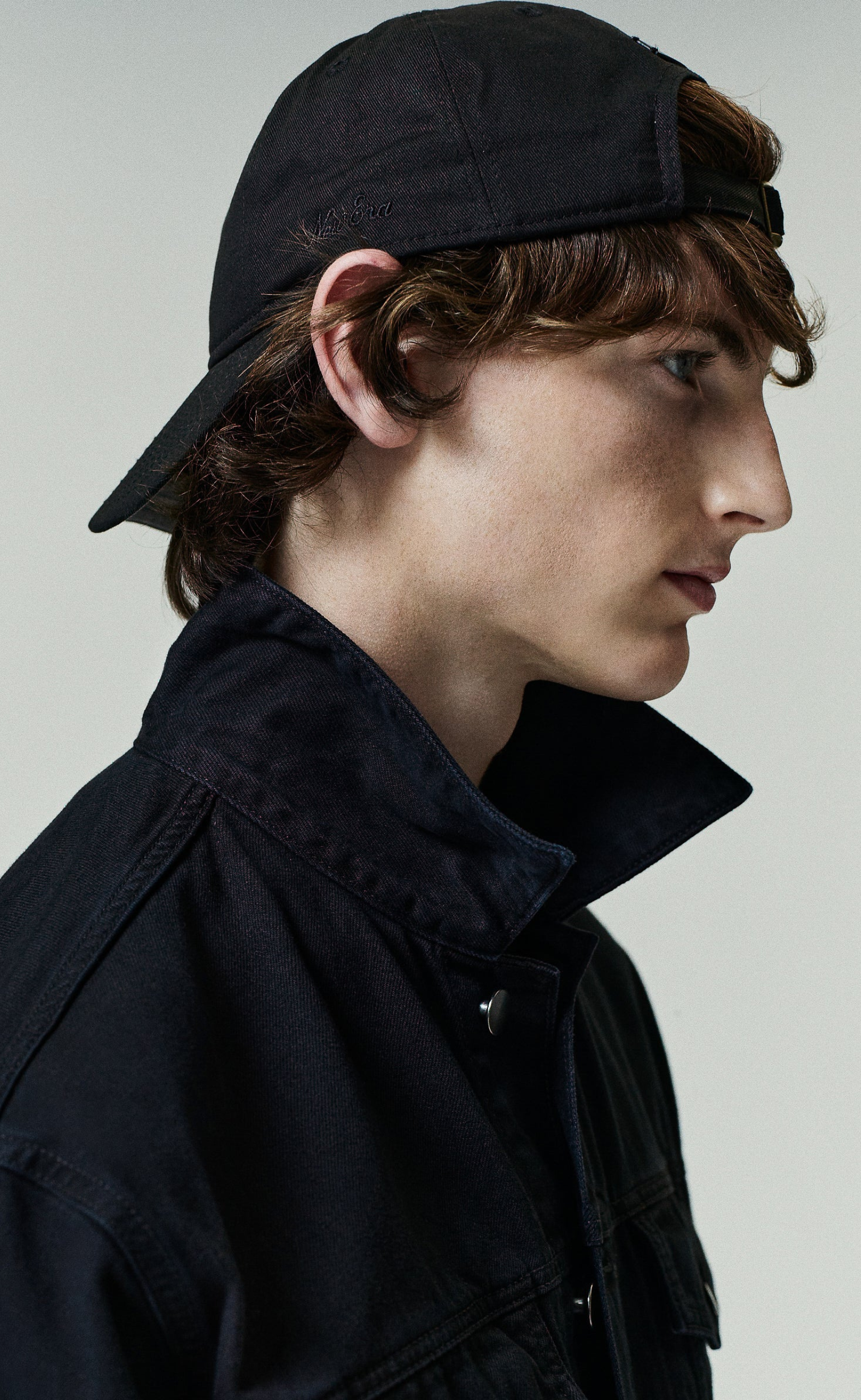 CLASSIC DENIM OVERDYED BLACK JACKET