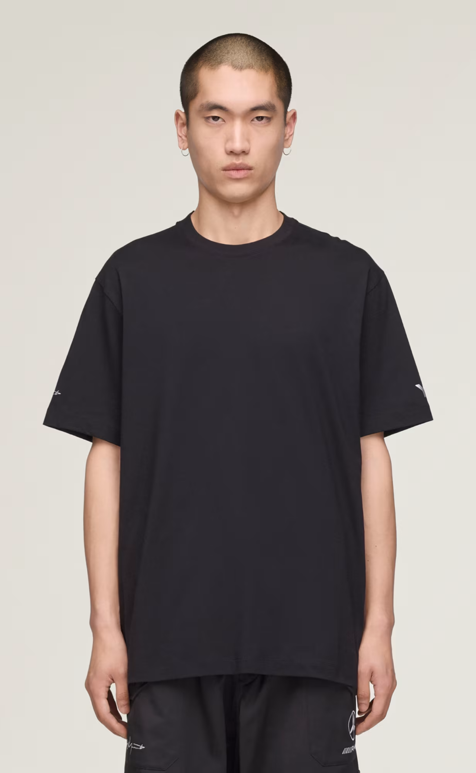 F1 MERCEDES STAR BLACK T-SHIRT