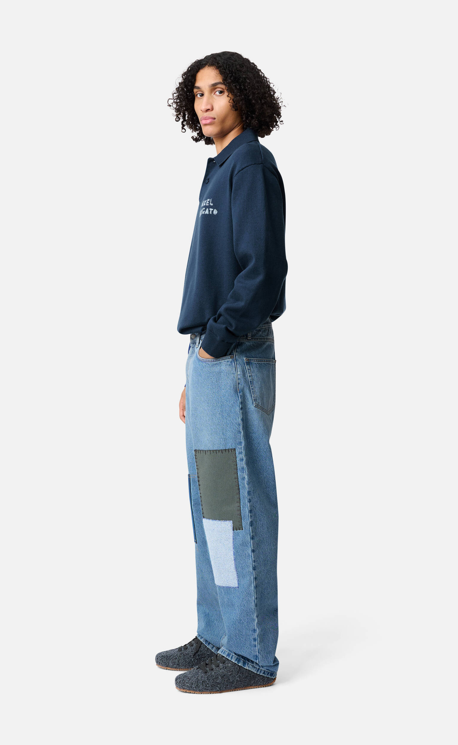 ZINE PATCH LIGHT BLUE JEANS