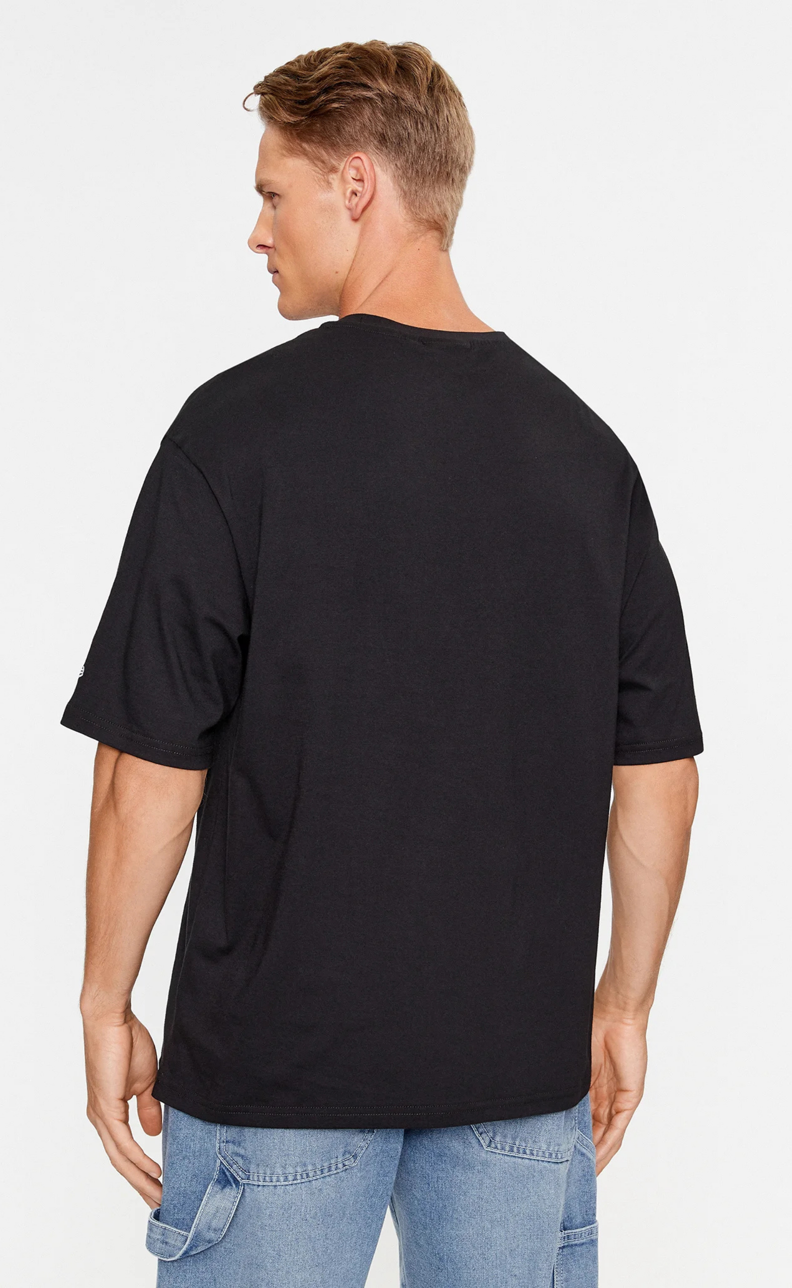 LA DODGERS MLB ESSENTIALS LC OS BLACK T-SHIRT
