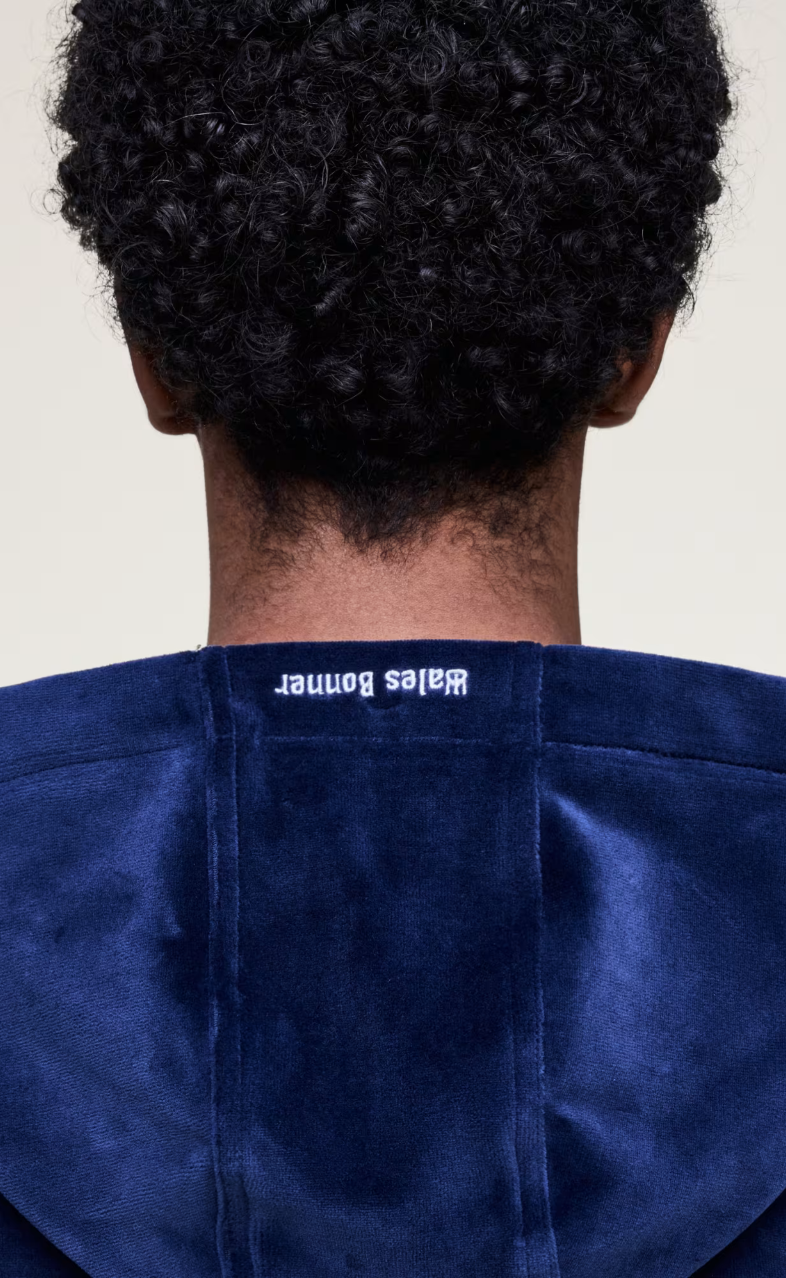 WB VELOUR COLLEGIATE NAVY JACKET