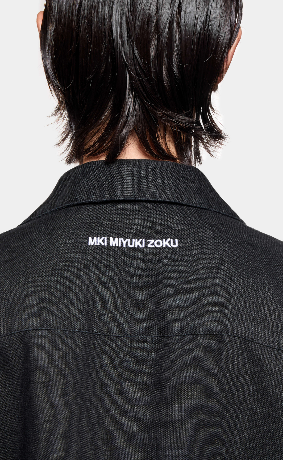 RIBBED CURPO VACATION SUEDED BLACK SHIRT