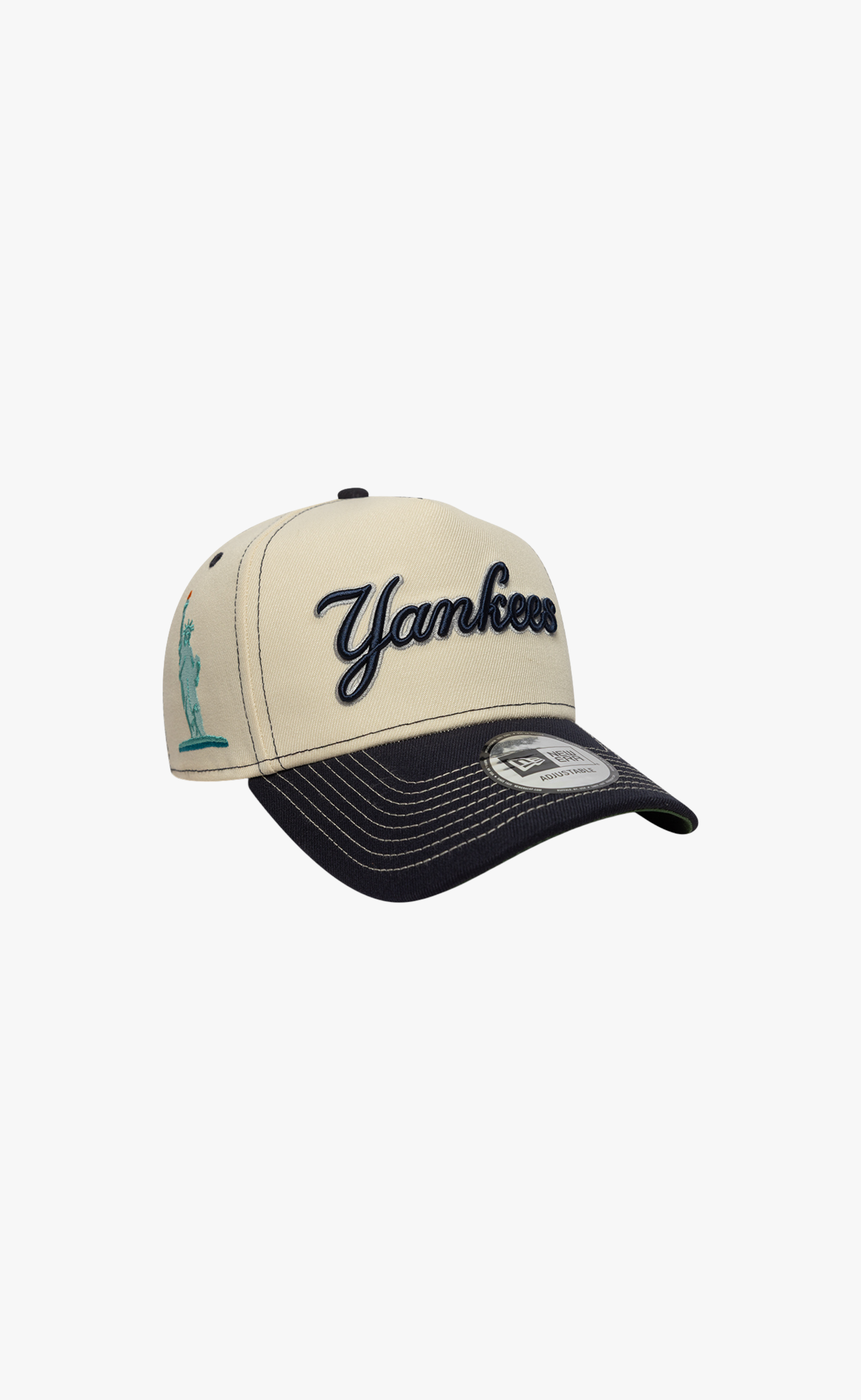 NEW YORK YANKEES CITY ICON E-FRAME 9FORTY CREAM NAVY HAT