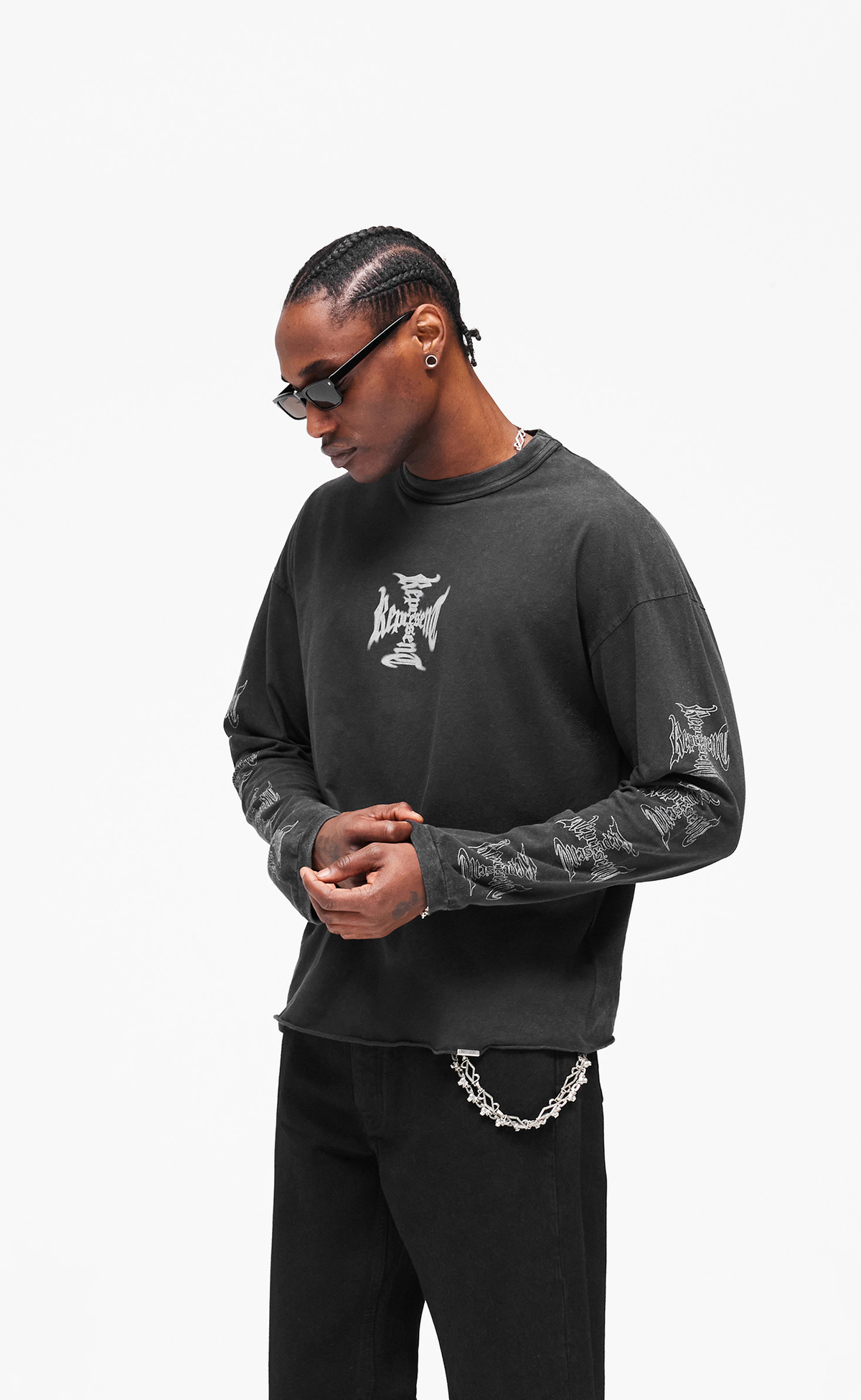 MH FADED BLACK LONGSLEEVE