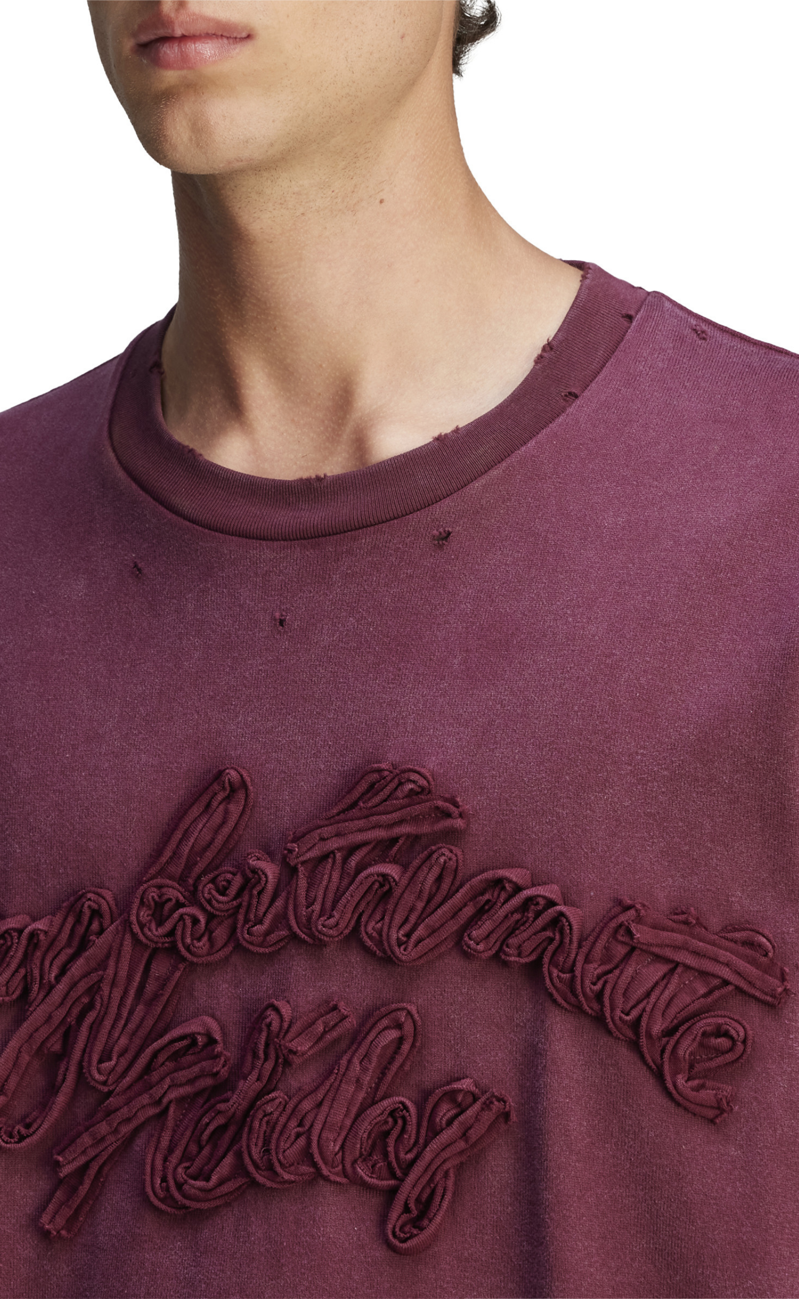 MONOCHROMATIC MAROON LONGSLEEVE