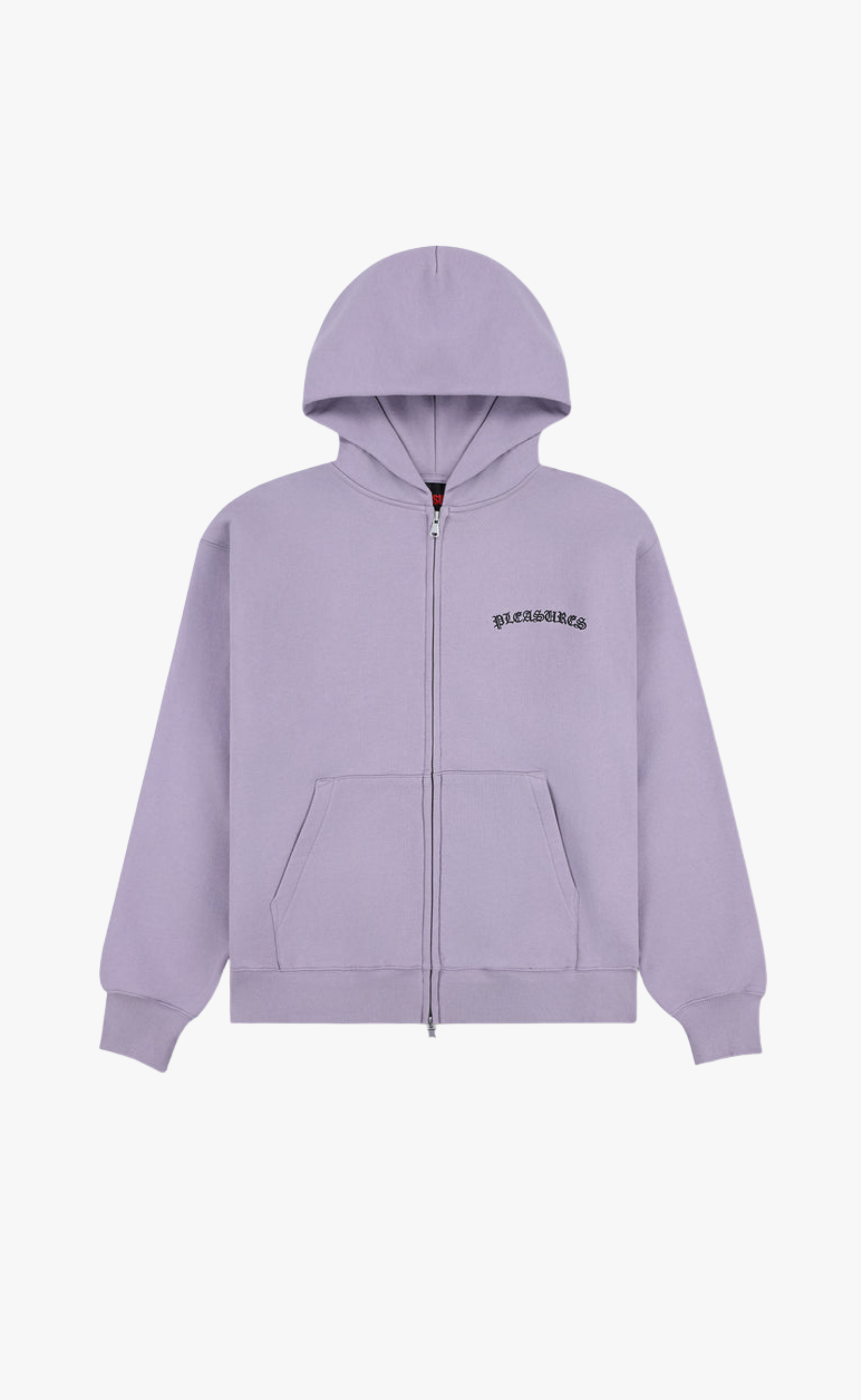 NEURAL ZIP LILAC HOODIE