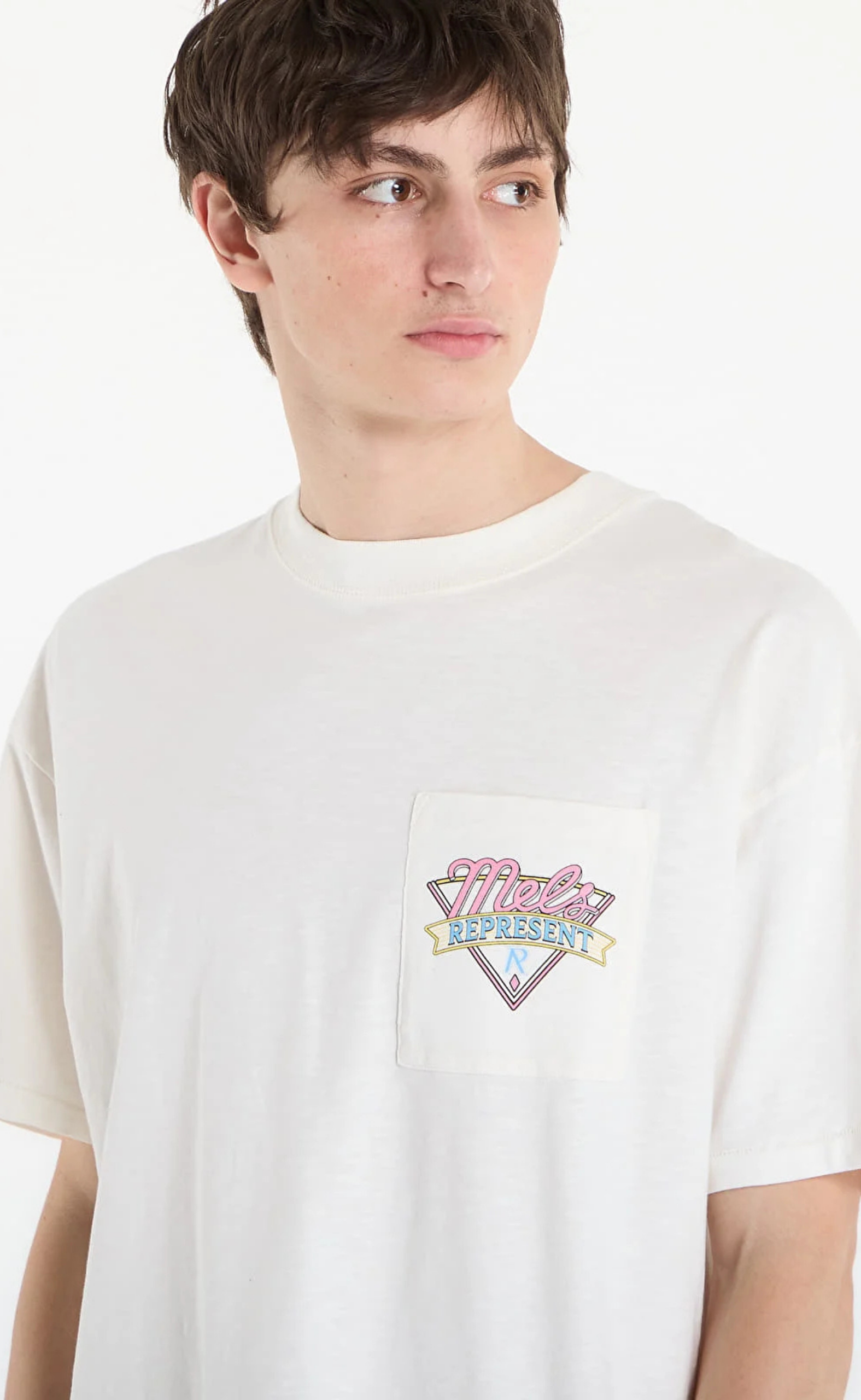 MEL'S DINER FLAT WHITE T-SHIRT
