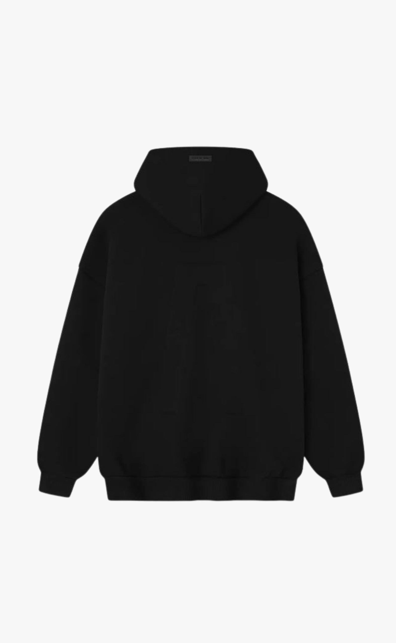 ATHLETICS ZIP UP BLACK HOODIE