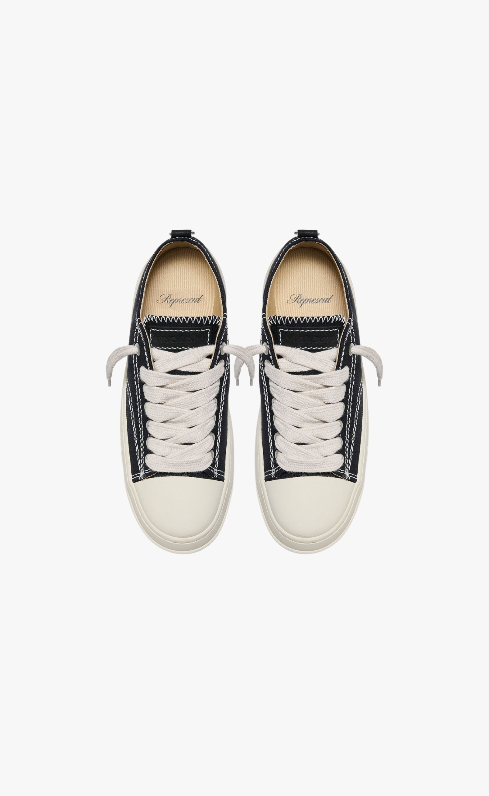 REP JET BLACK SNEAKER