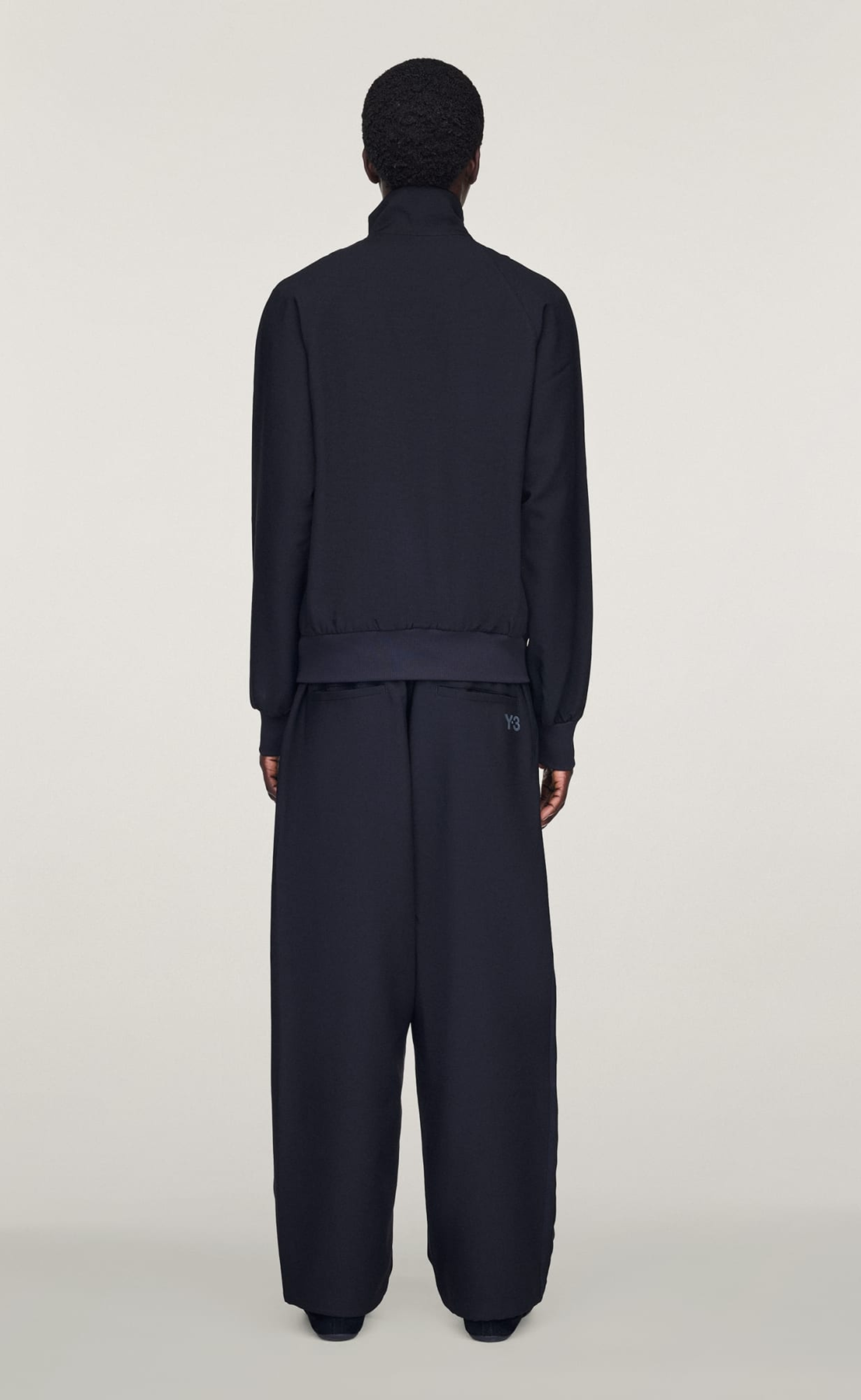 SPORT UNIFORM TRACK TOP BLACK HOODIE