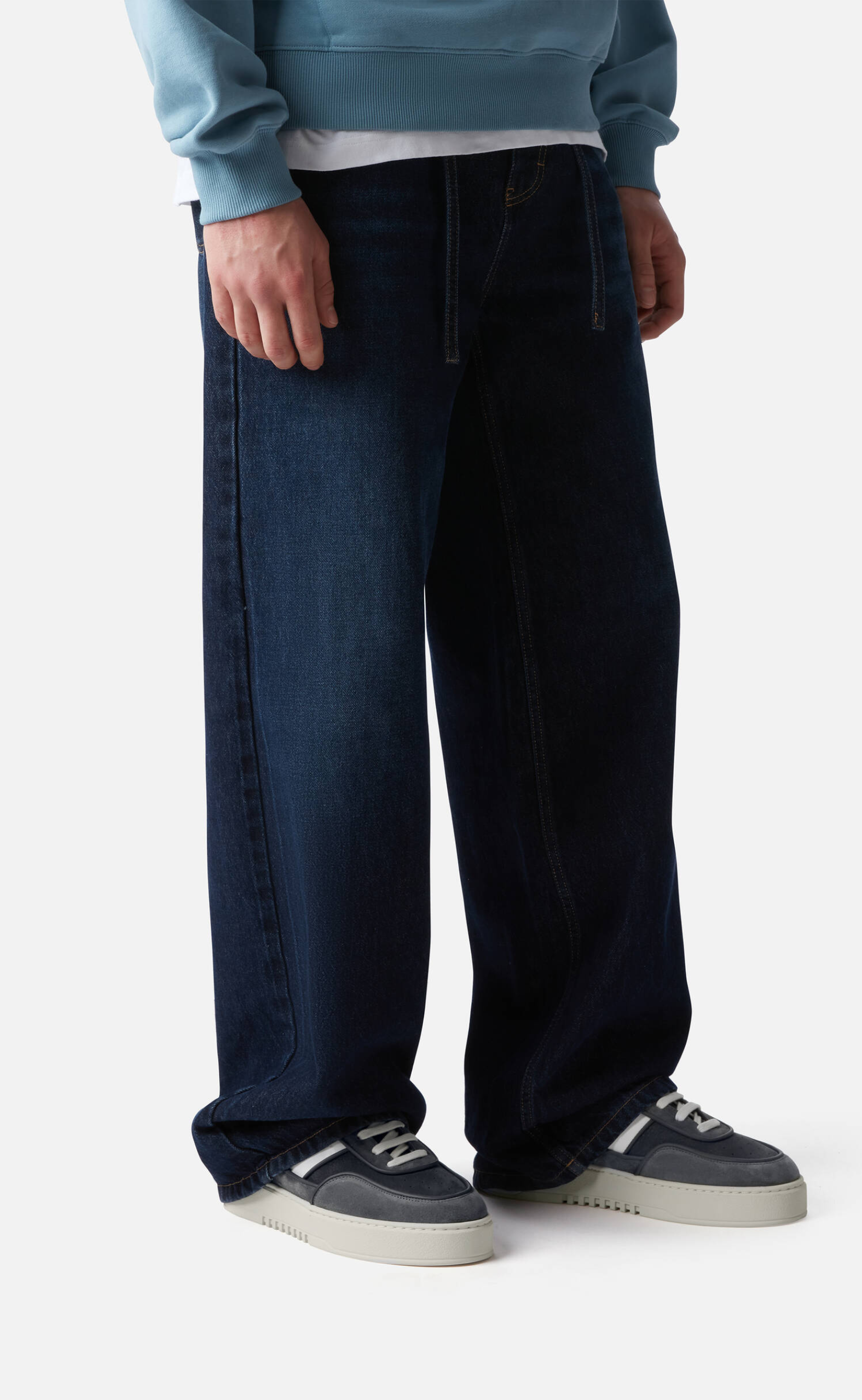 ORBIT PIPING BLACK WHITE SNEAKER