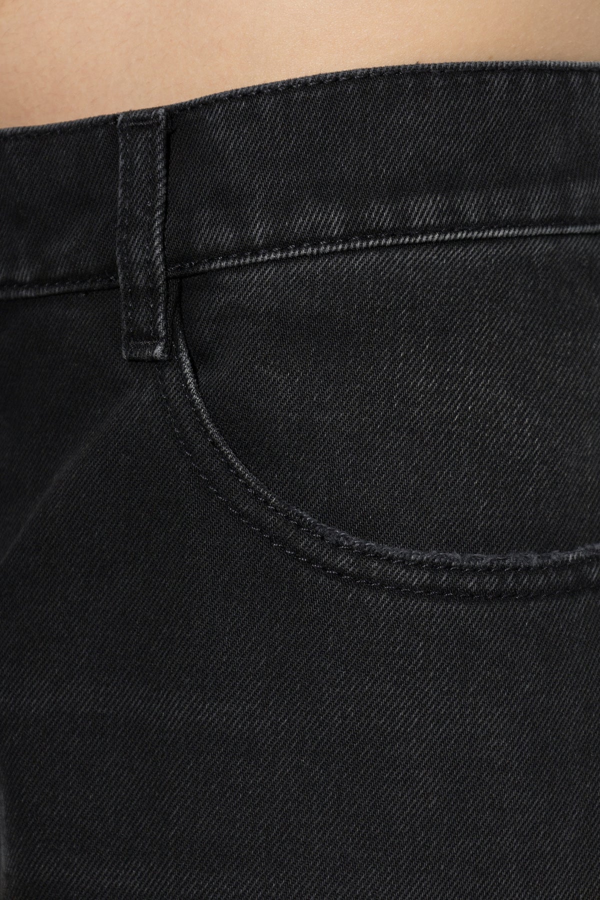 O-LEG WINTAGE BLACK JEANS