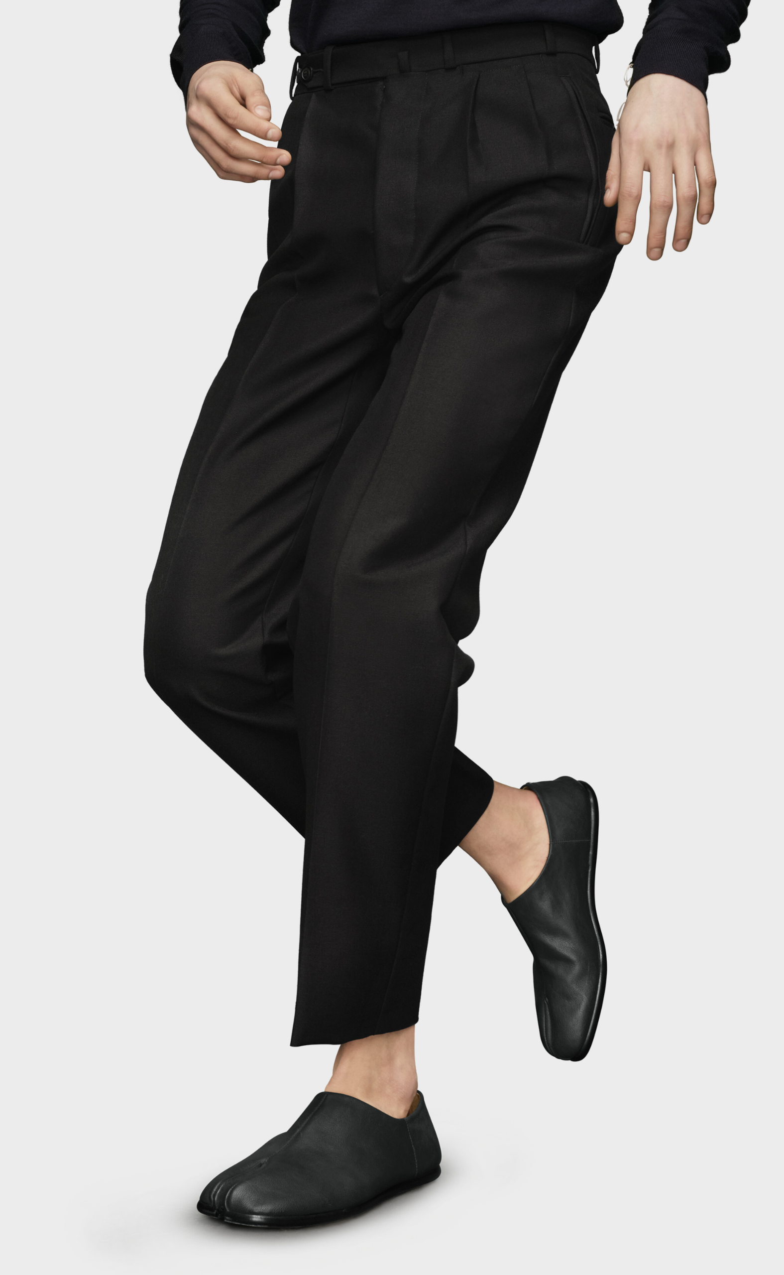 BLACK TABI BABOUCHE