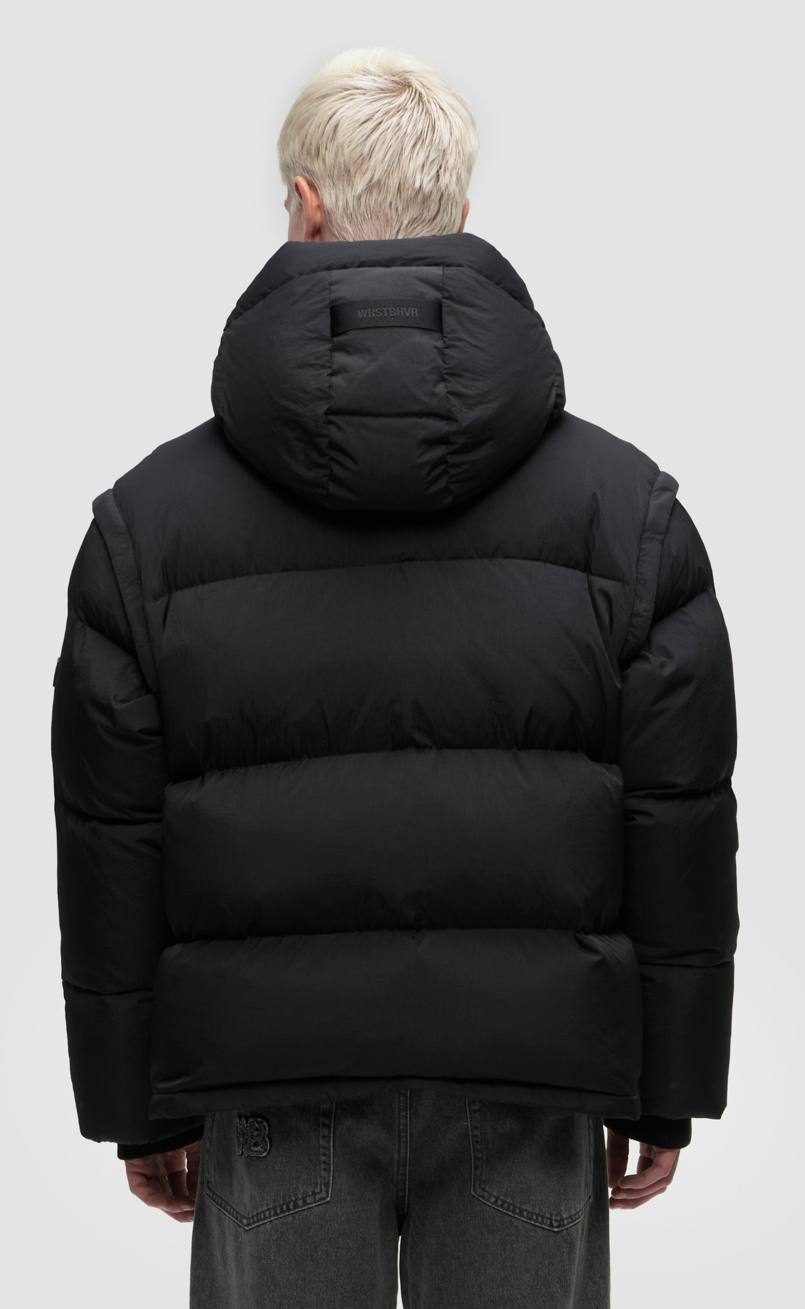 DAVE V2 PUFFER BLACK JACKET