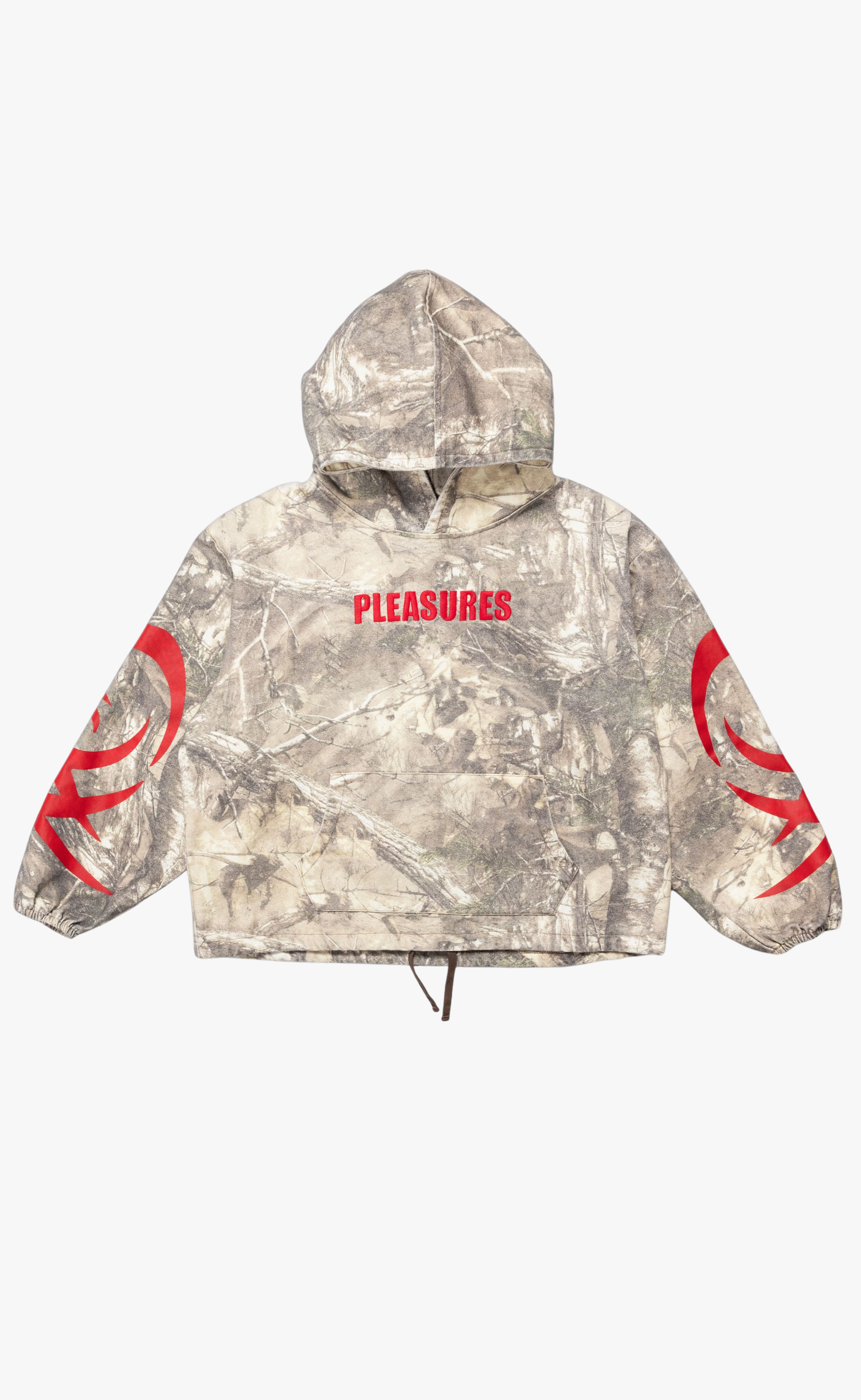 HUNT CANVAS PONCHO CAMO HOODIE