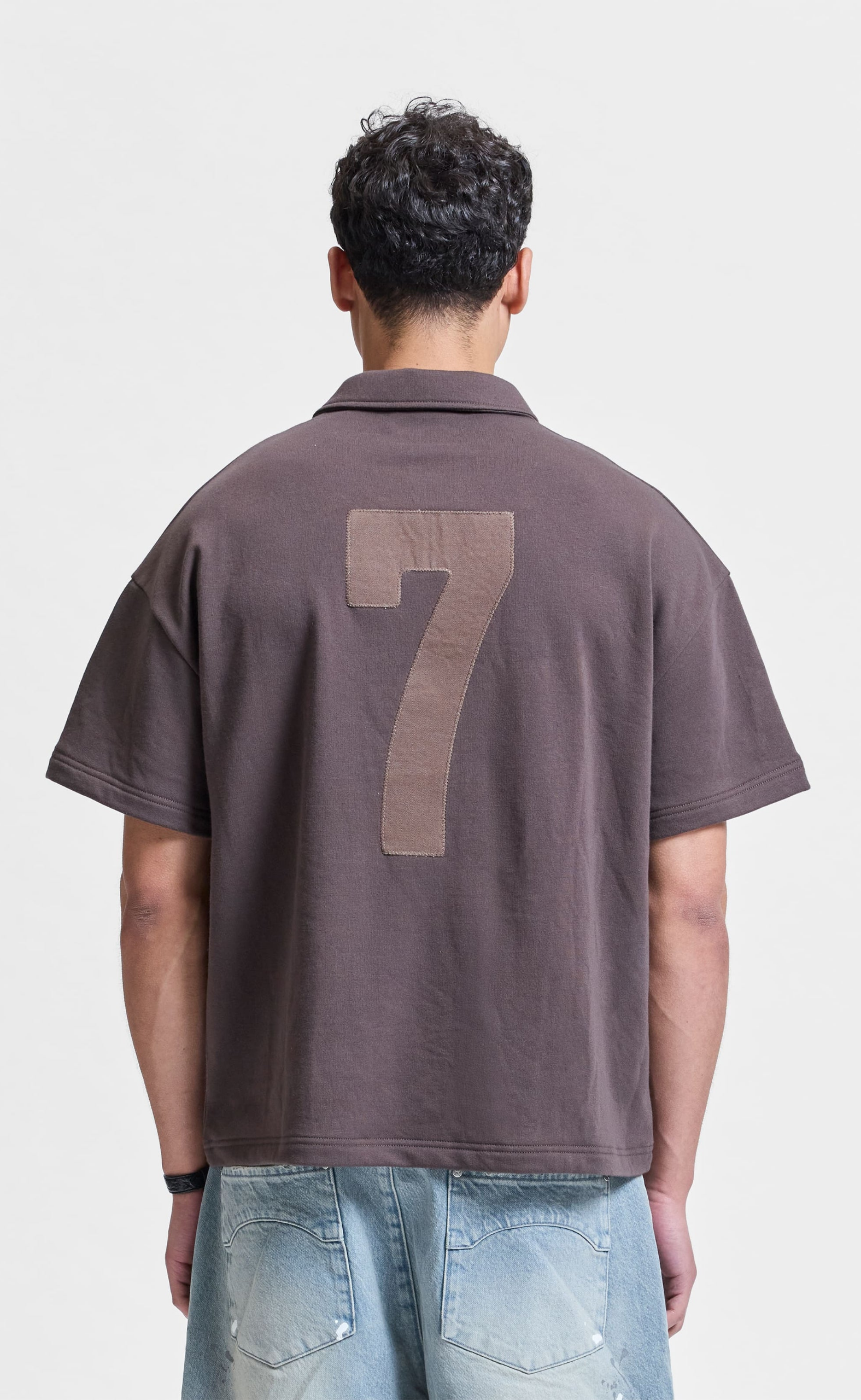 L ATELIER DE LA RUE POLO BROWN T-SHIRT