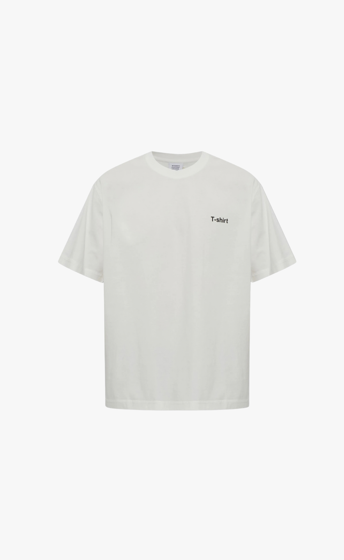 DEFINITION REGULAR WHITE T-SHIRT