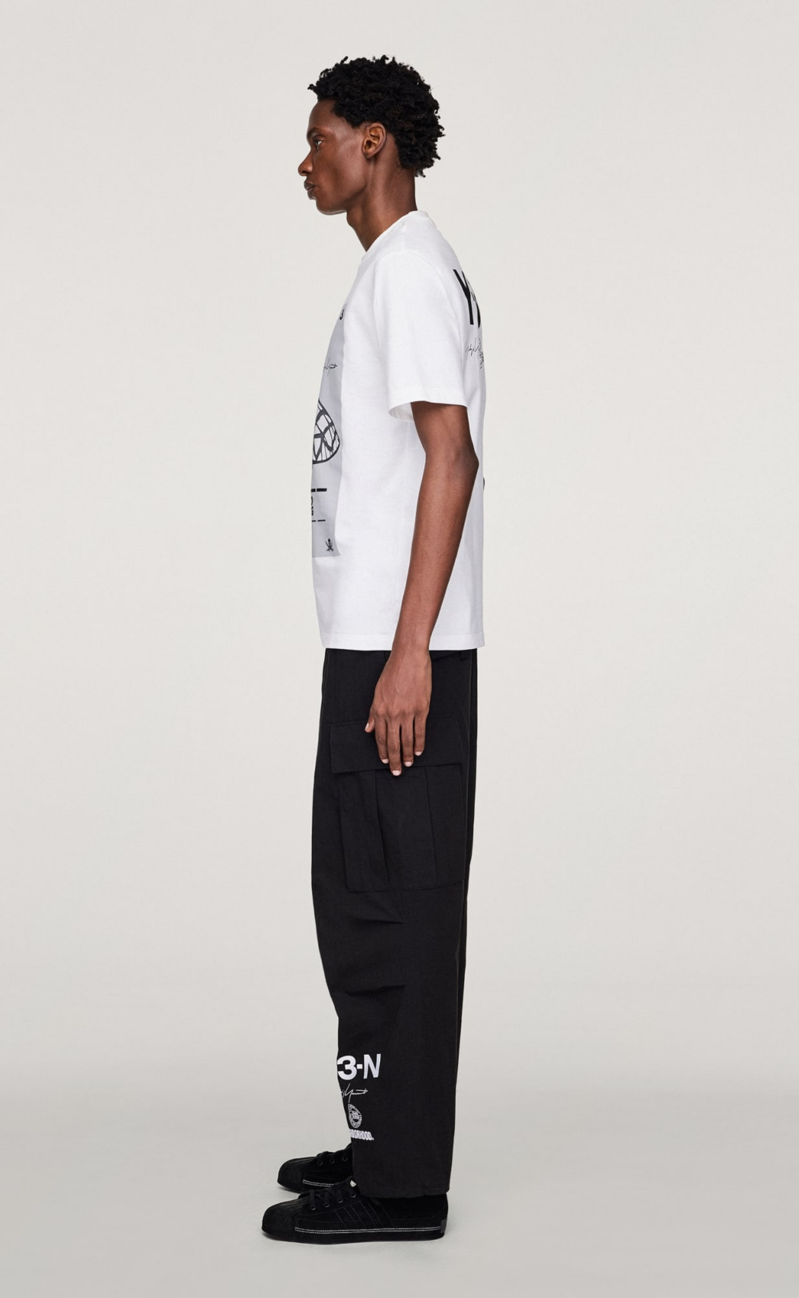 Y-3 NBHD GRAPHIC WHITE T-SHIRT