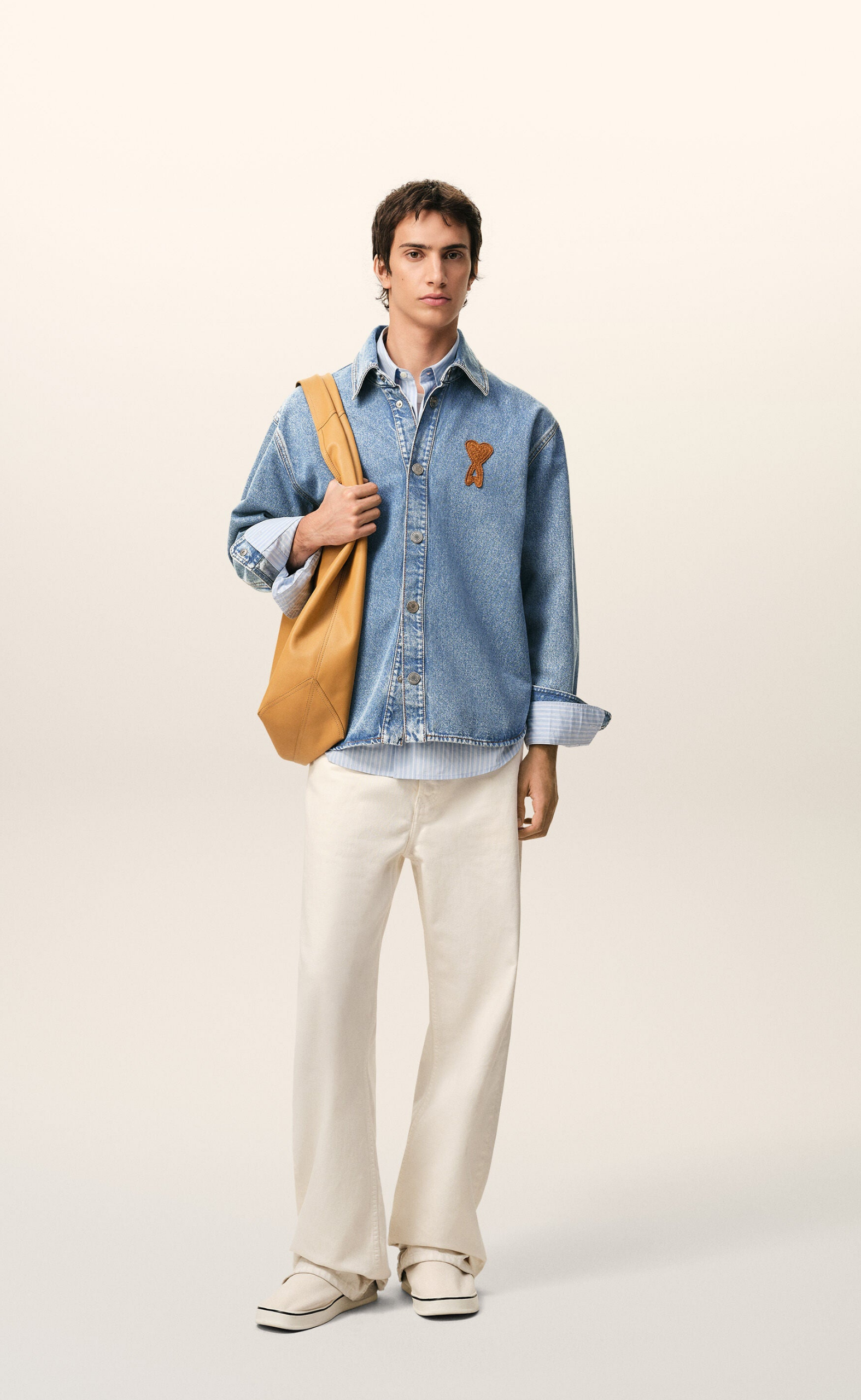 AMI DE COEUR KNITTED DENIM SHIRT