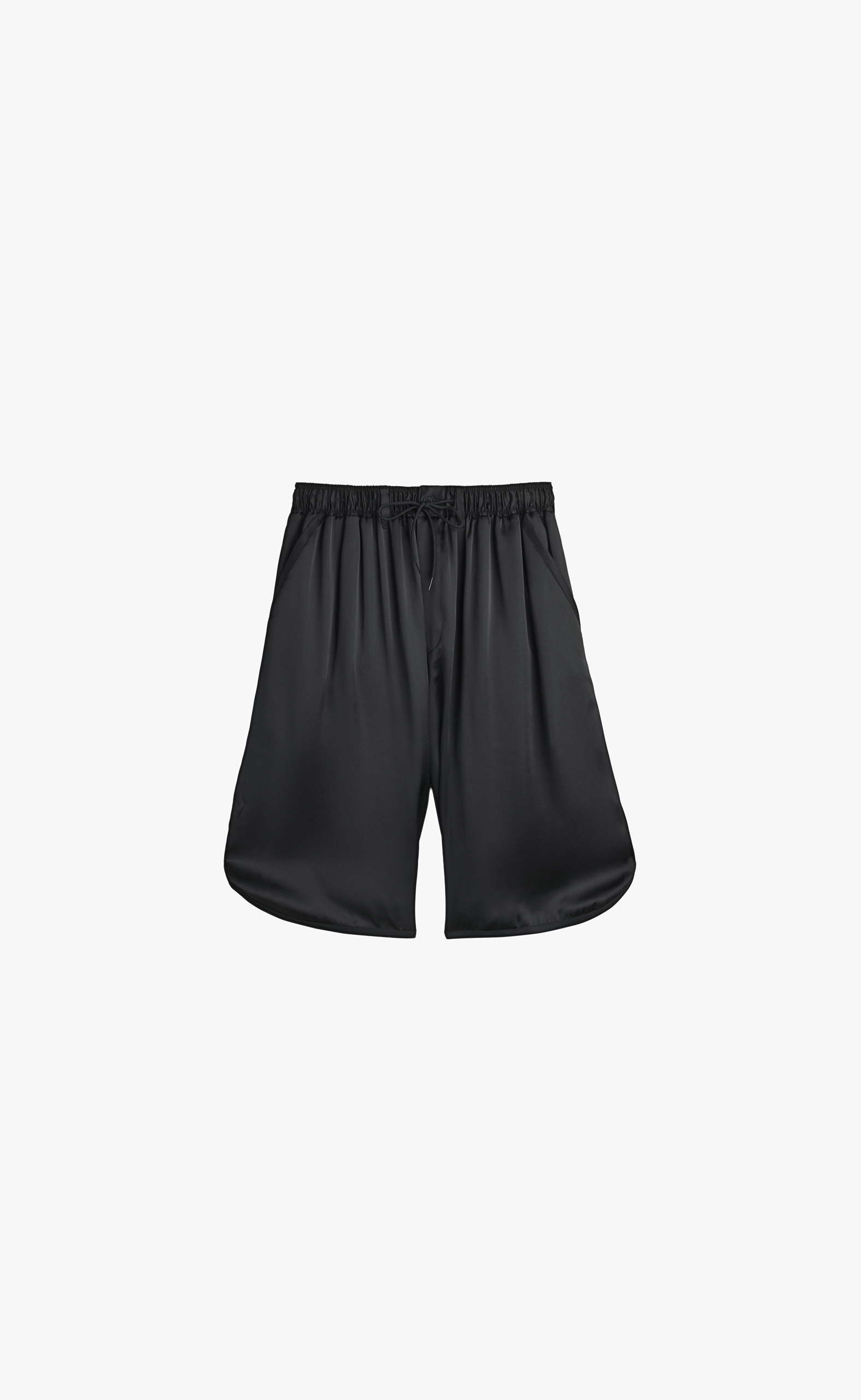 Y-3 LIQUID LOGO BLACK SHORTS