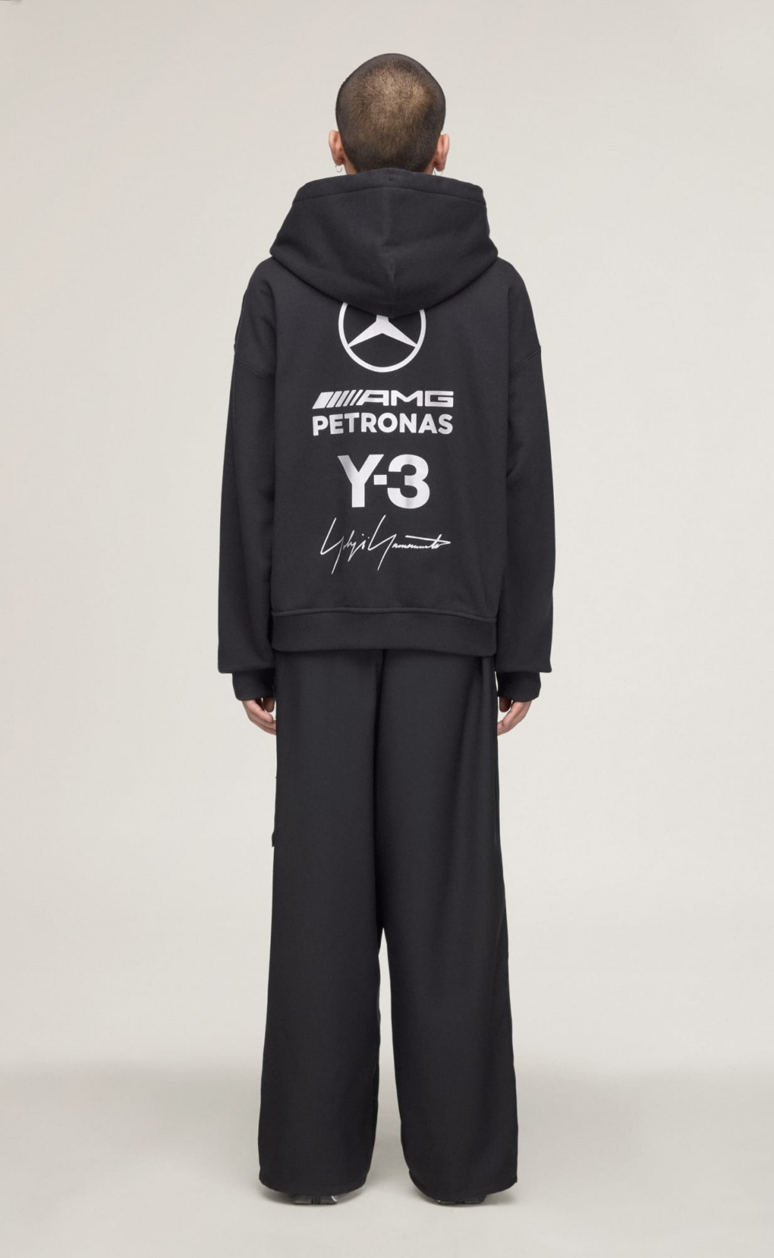 F1 MERCEDES BLACK ZIP HOODIE