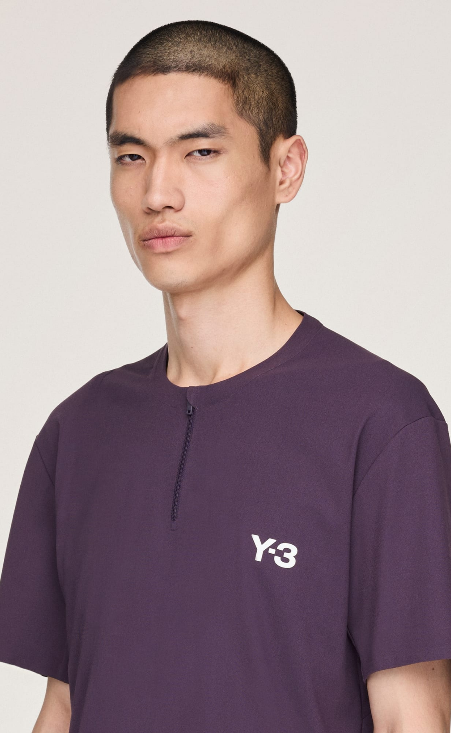 TENNIS PRO FREELIFT ZIP PURPLE T-SHIRT