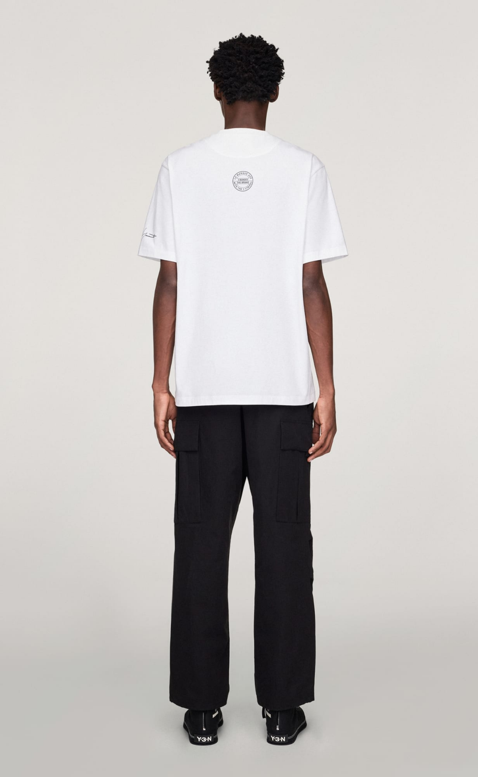 Y-3 NBHD LOGO WHITE T-SHIRT