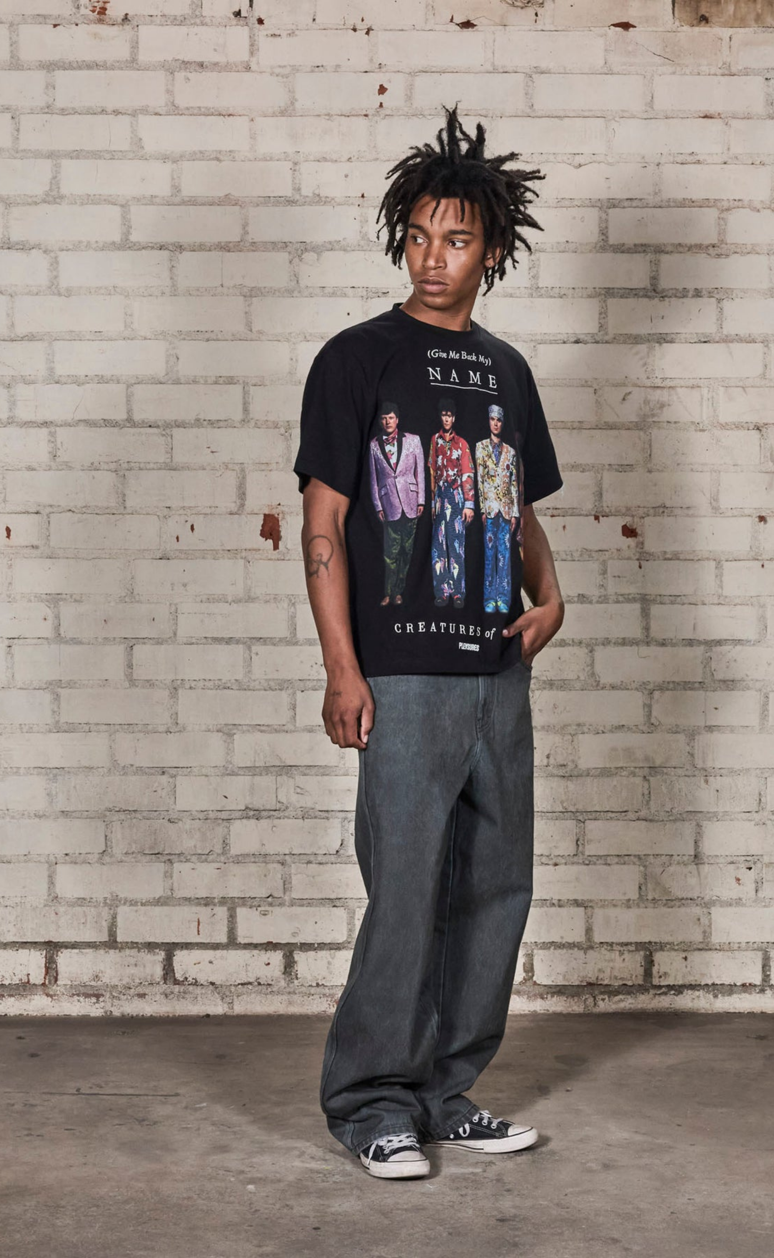 CREATURES HEAVYWEIGHT BLACK  T-SHIRT