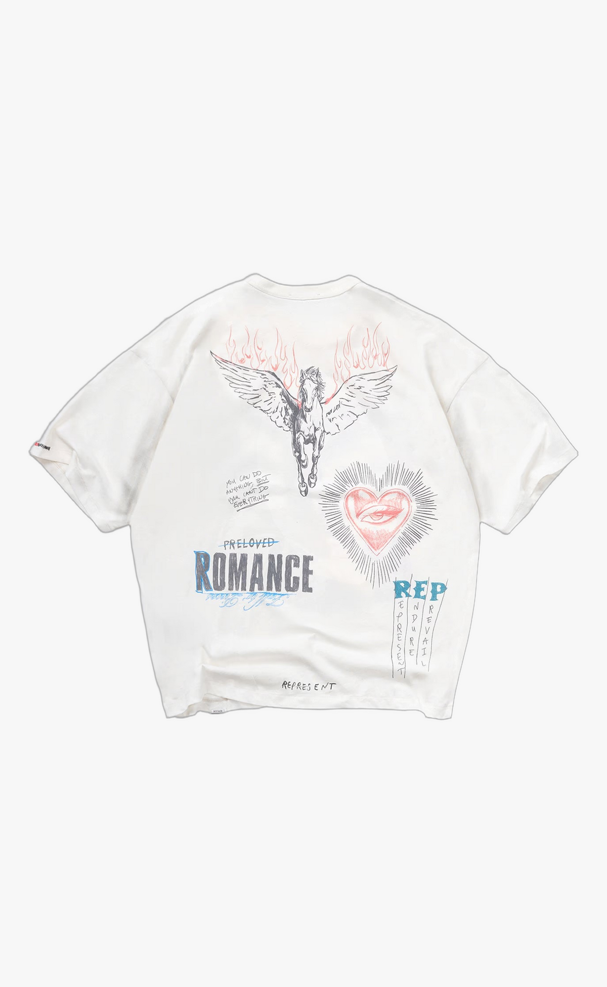 HEAVIER THAN THE HEAVENS ANTIQUE WHITE T-SHIRT