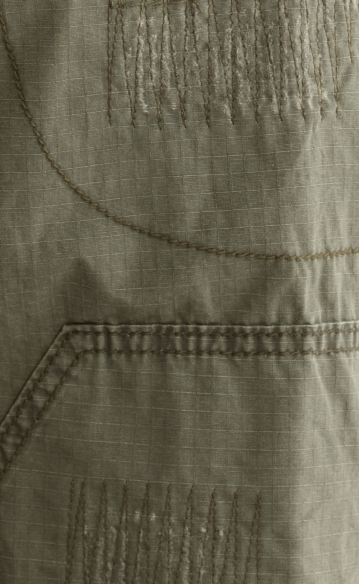 REPAIR CARGO WASHED OLIVE PANTS