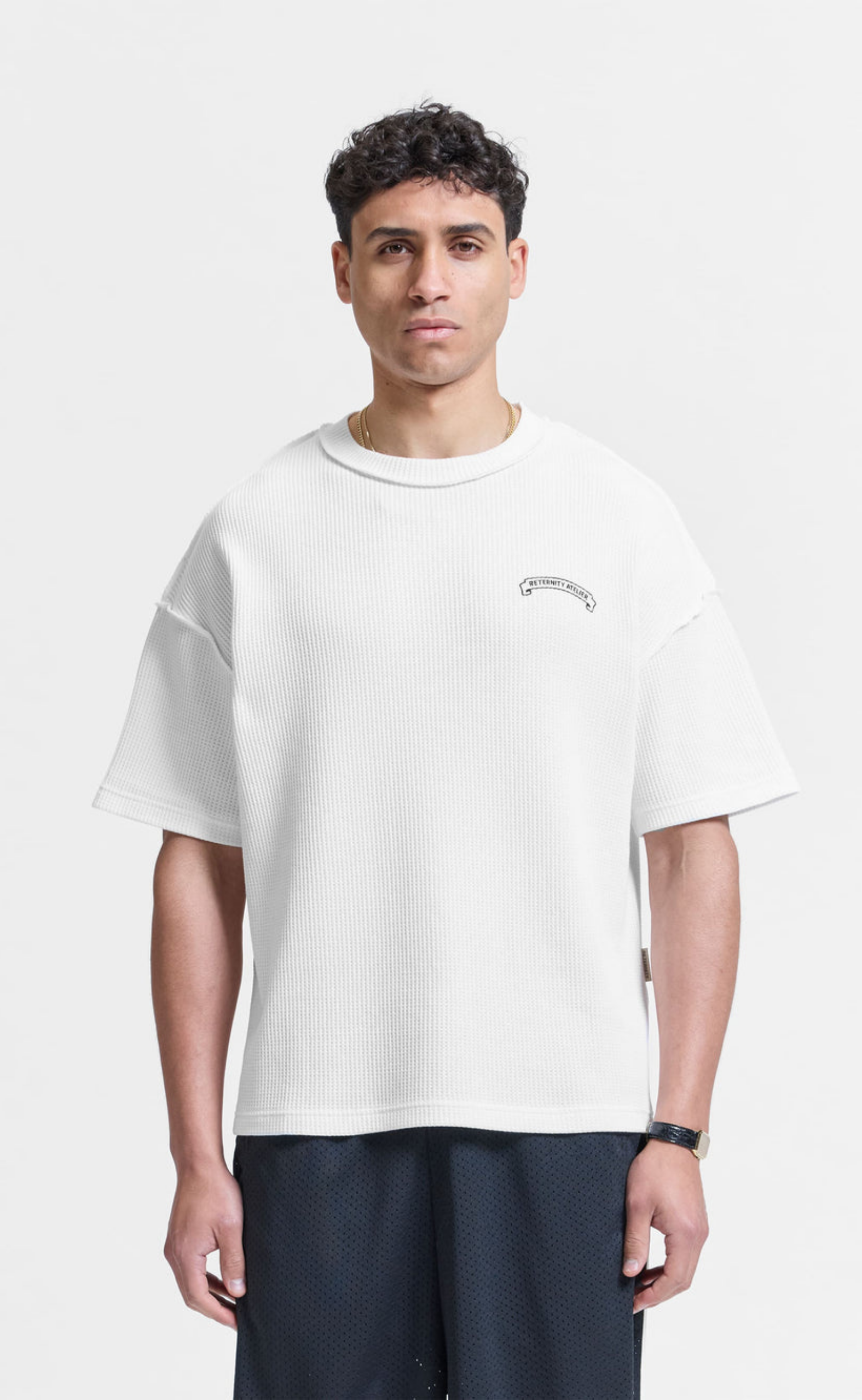 BAND OF PROCESS WHITE T-SHIRT