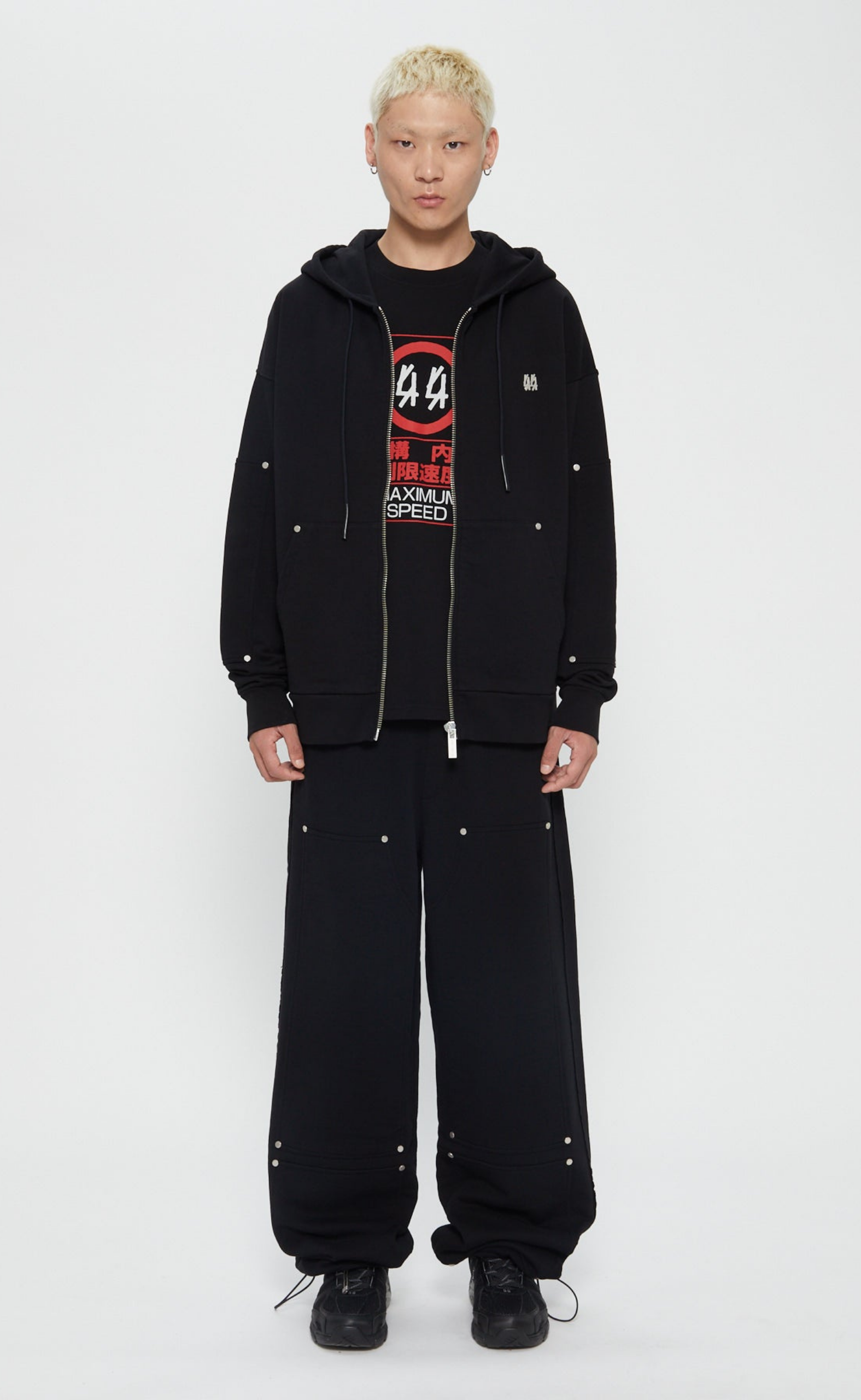 RIVET BLACK PANTS