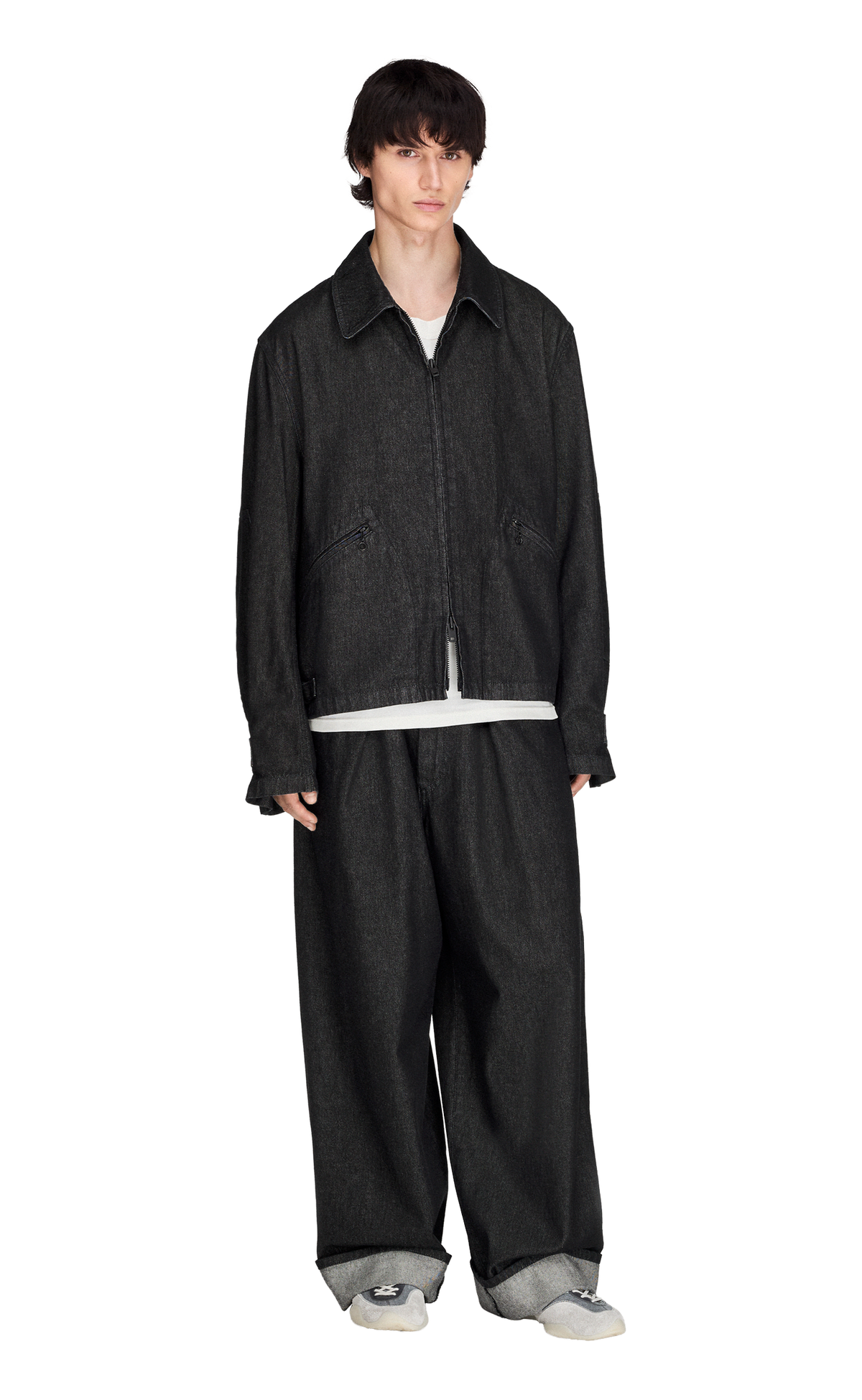Y-3 DENIM BLACK JACKET