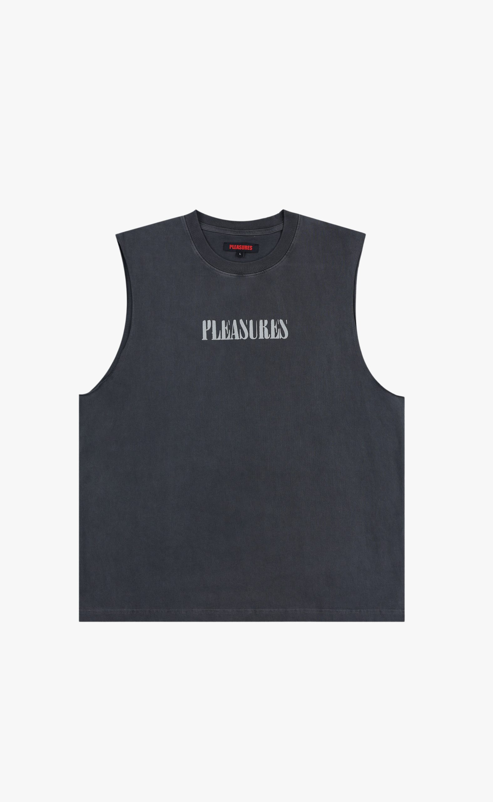 ONYX SLEEVELESS FADED BLACK T-SHIRT