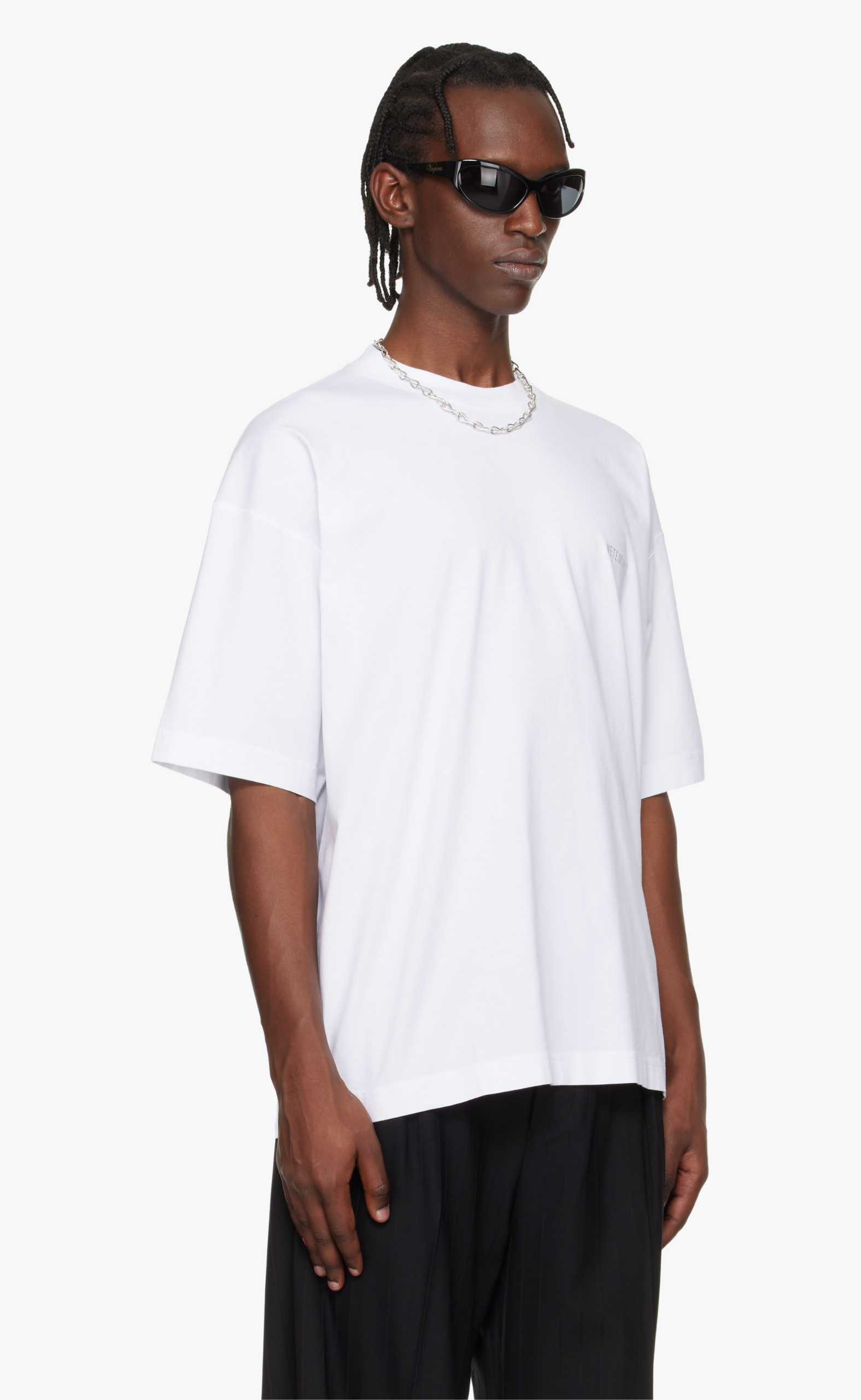 WHITE LOGO WHITE T-SHIRT