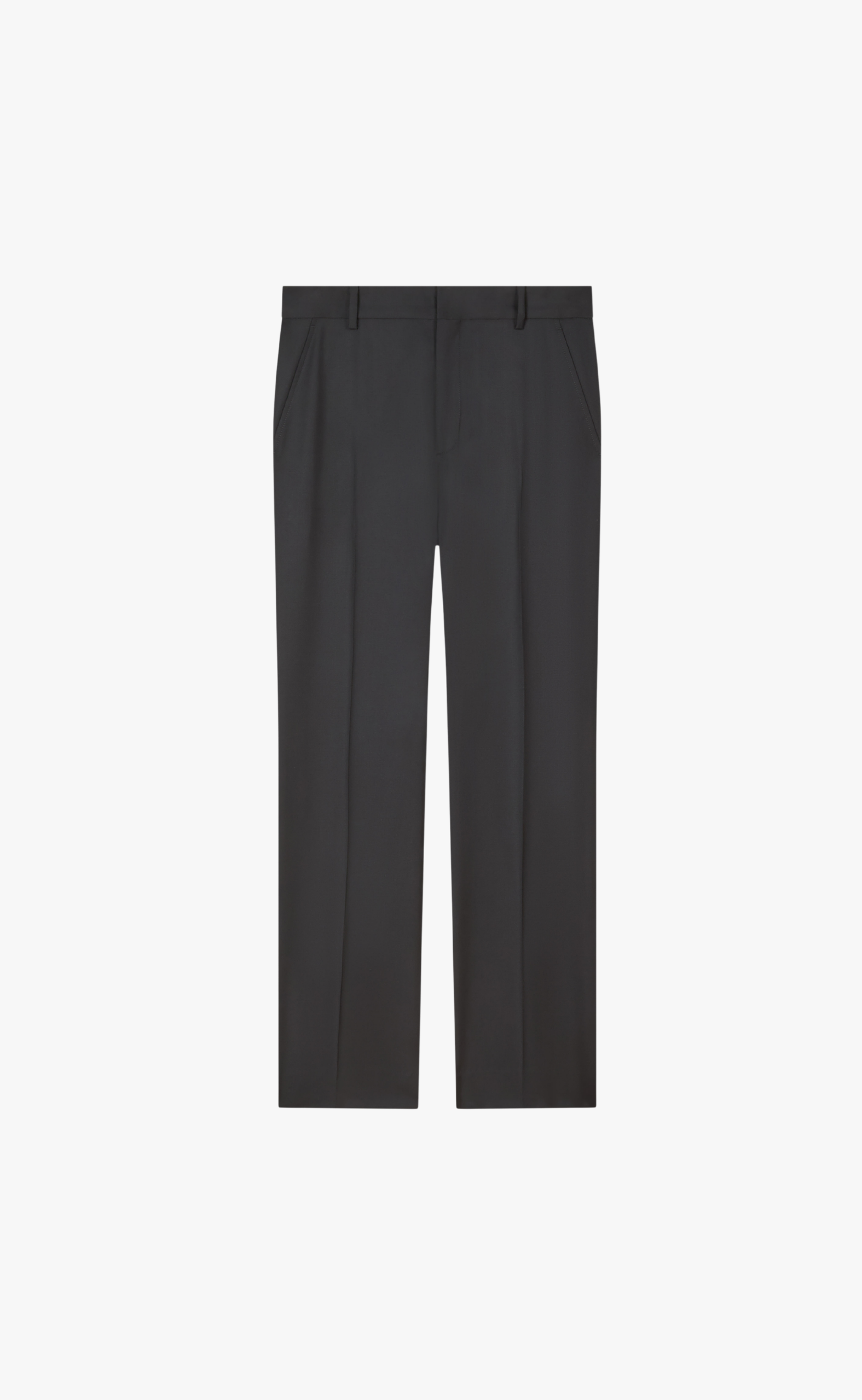 STRAIGHT TAILORED BLACK PANTS