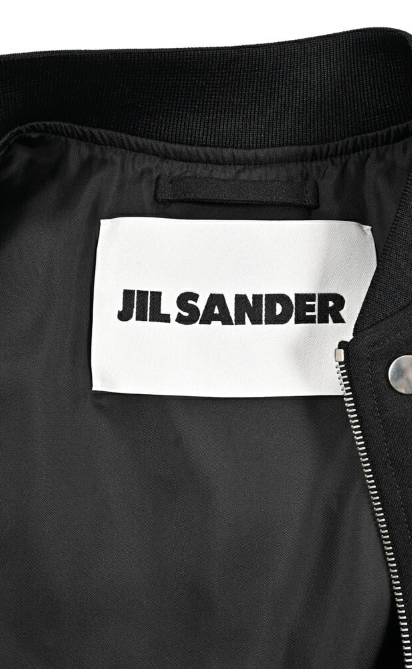PADDED BOMBER BLACK JACKET