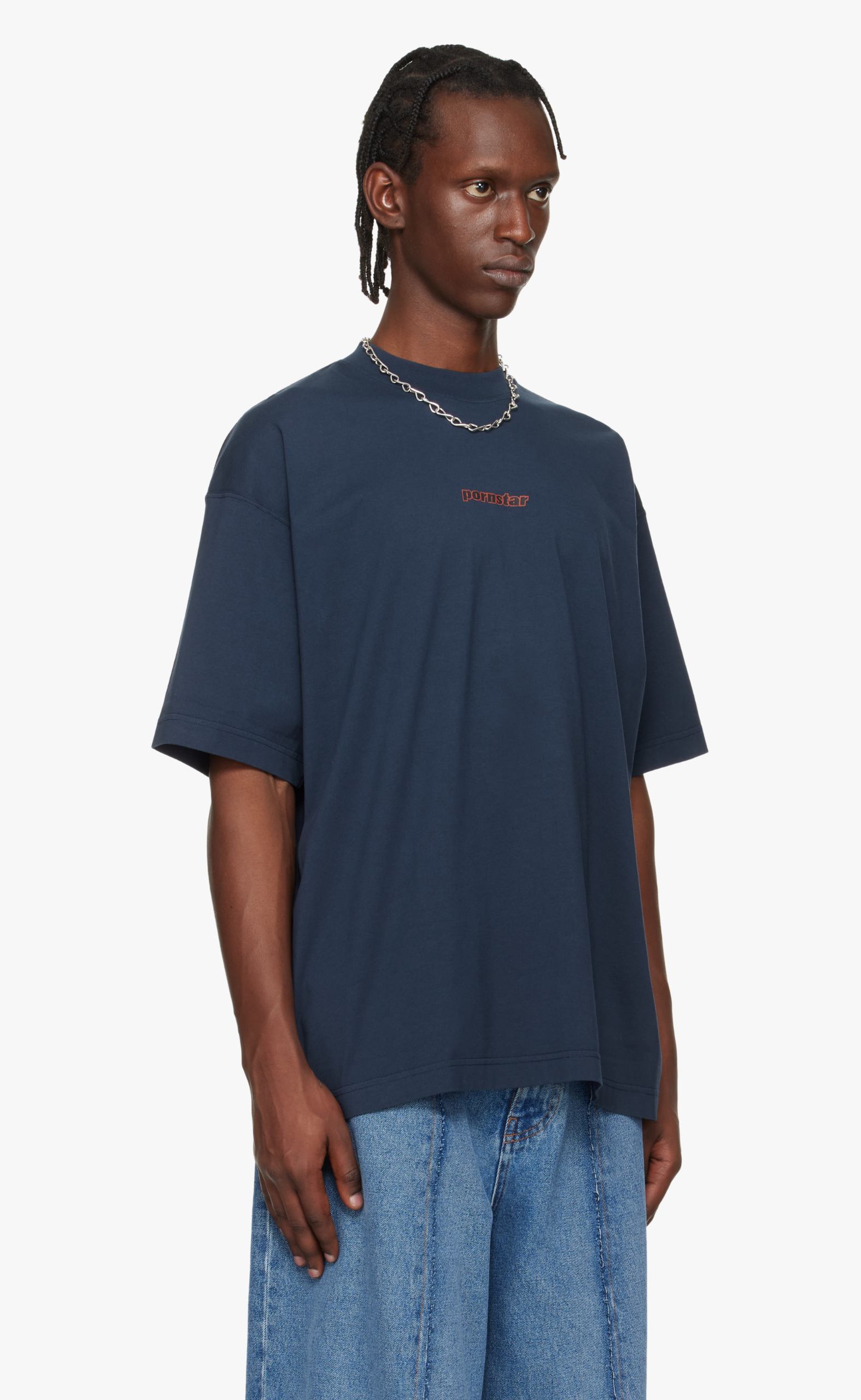 PORNSTAR NAVY T-SHIRT