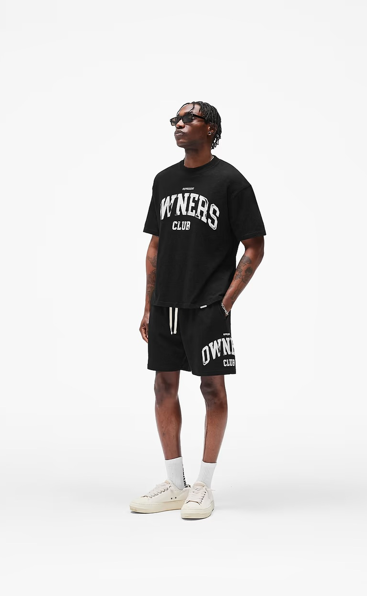 OWNERS MESH JET BLACK SHORTS