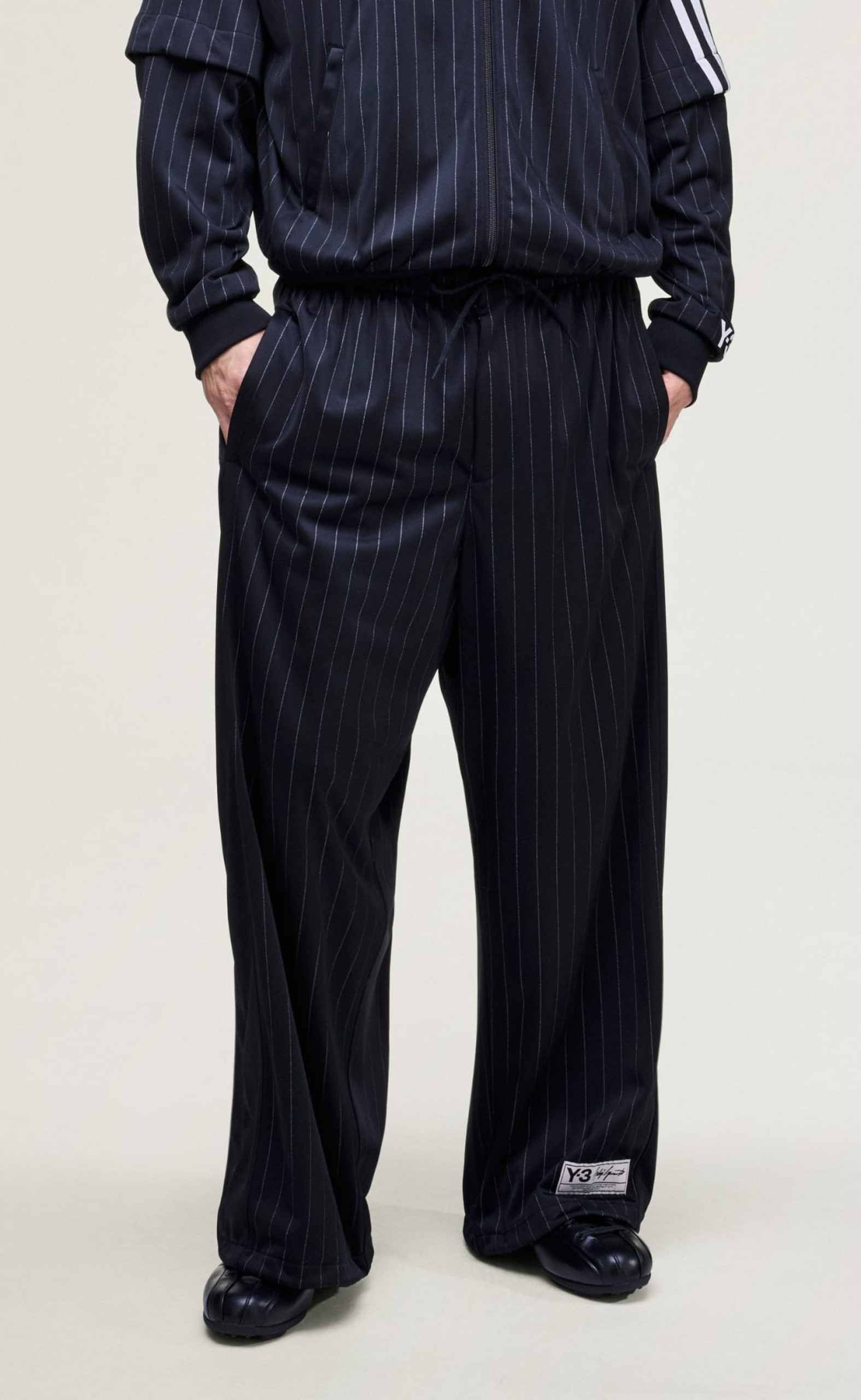 Y-3 BASKETBALL BLACK TRACK PANTS
