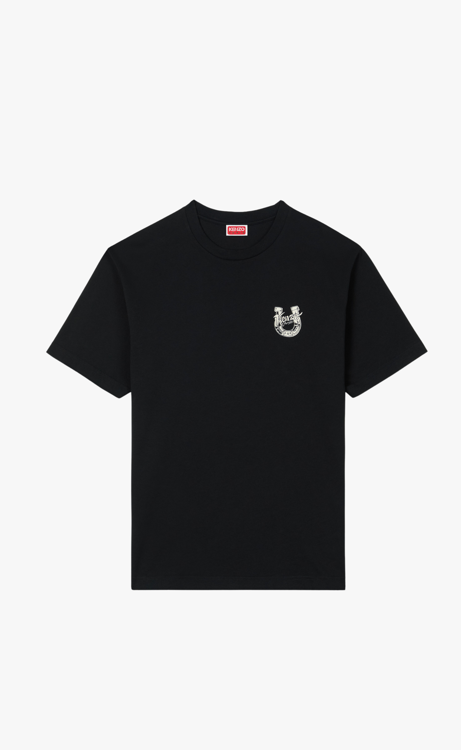 GOTS KENZO LUCKY HORSES CLASSIC BLACK T-SHIRT