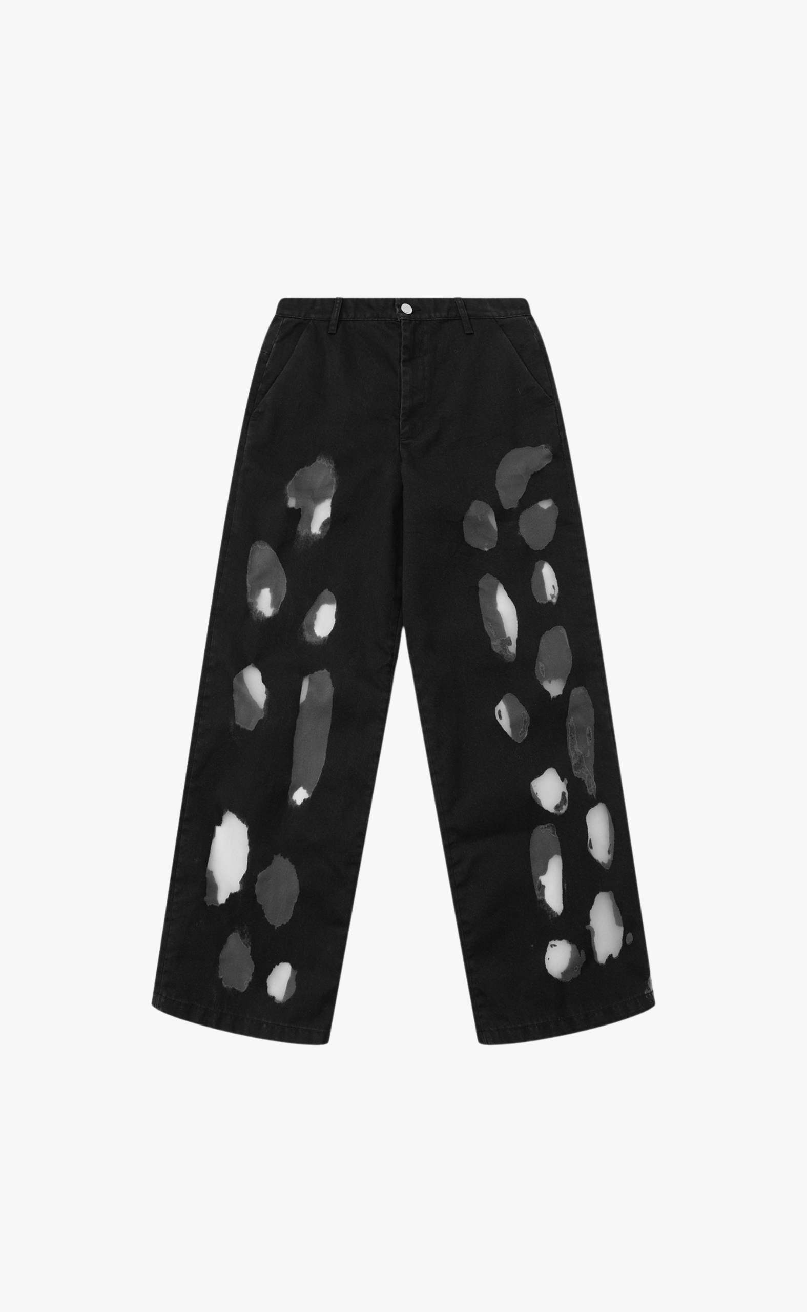 GALLOP DENIM BLACK TROUSERS