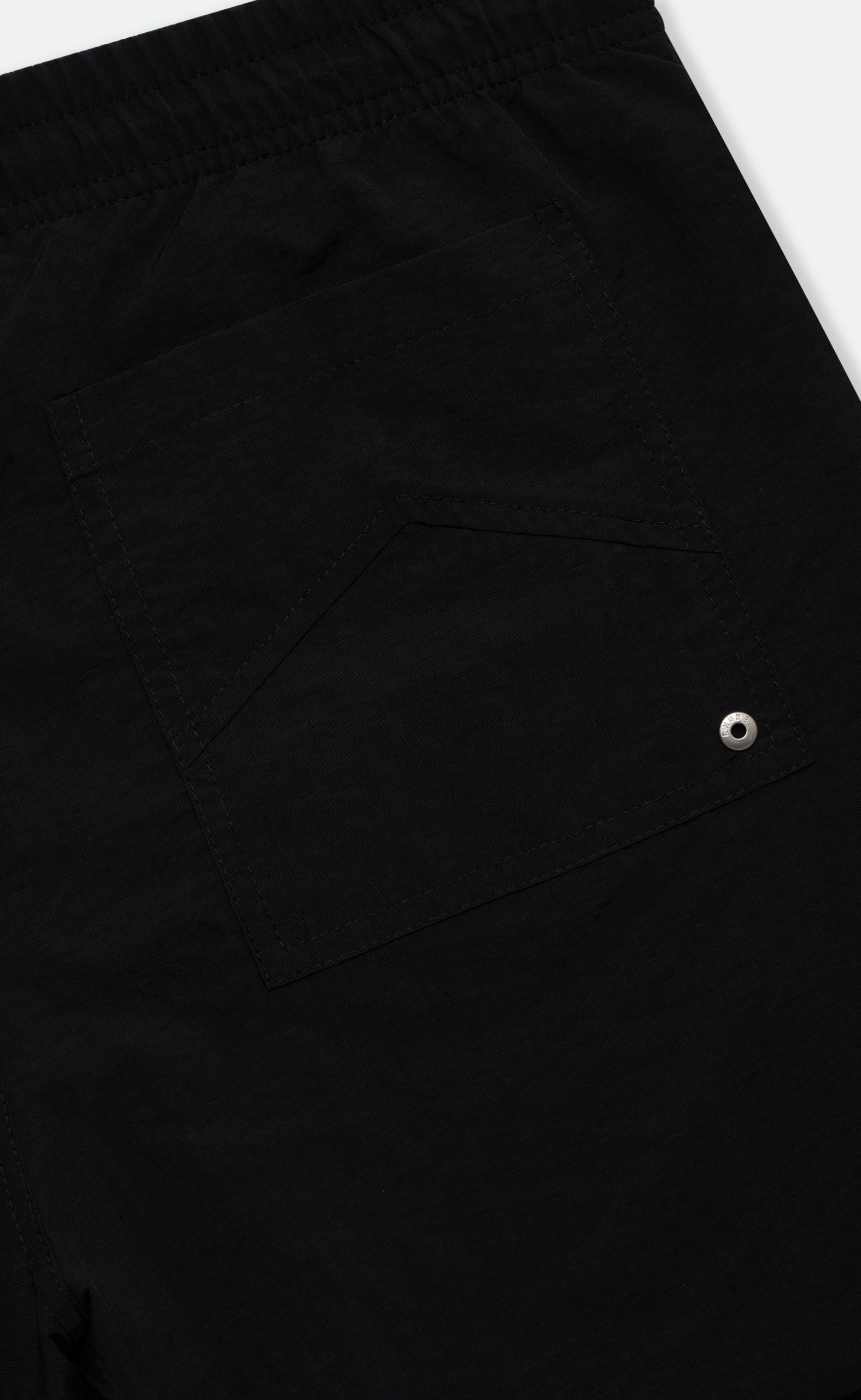 CLASSIC LOGO SWIM BLACK SHORTS