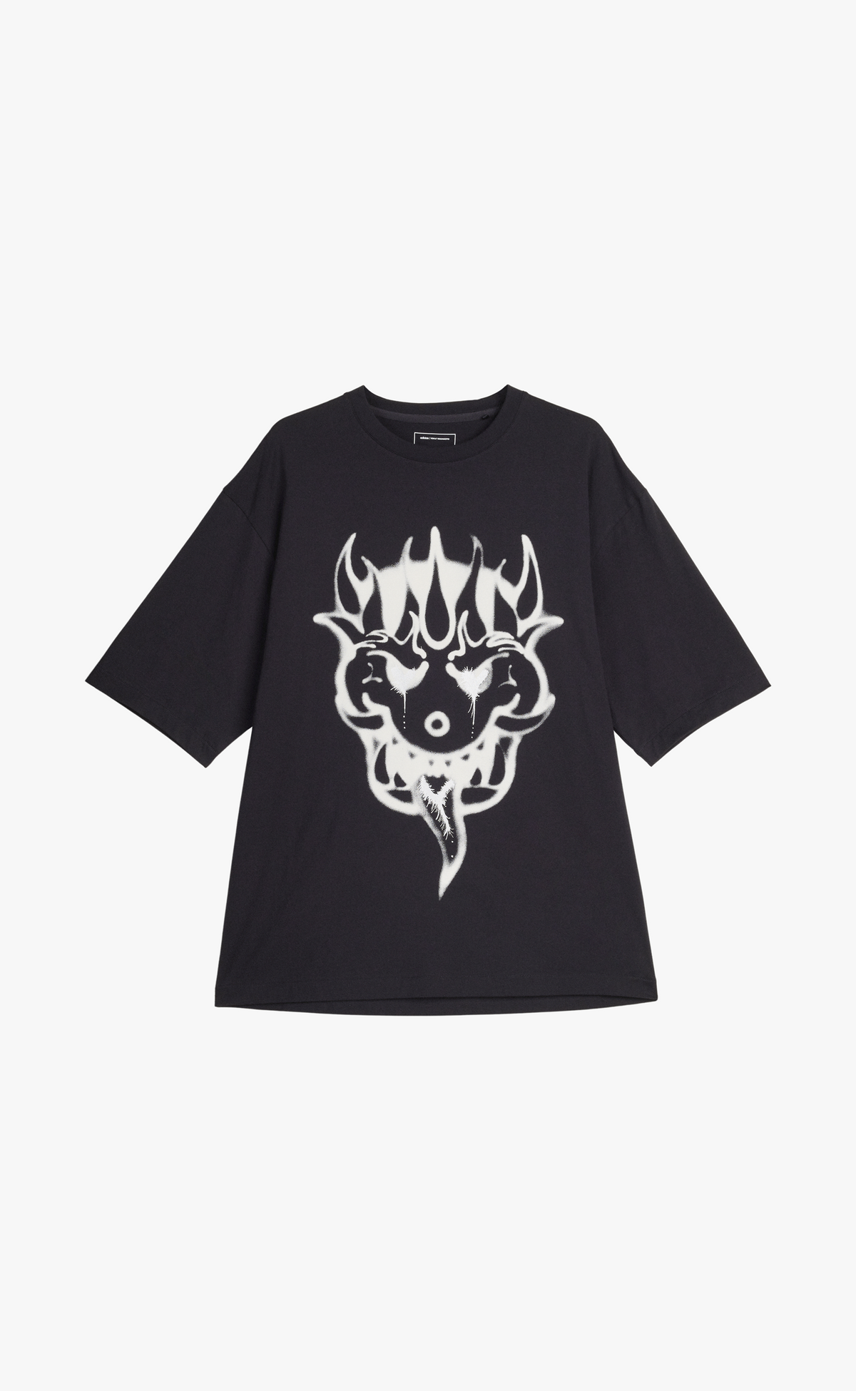 Y-3 CHITO YAKSHA GRAPHIC BLACK T-SHIRT