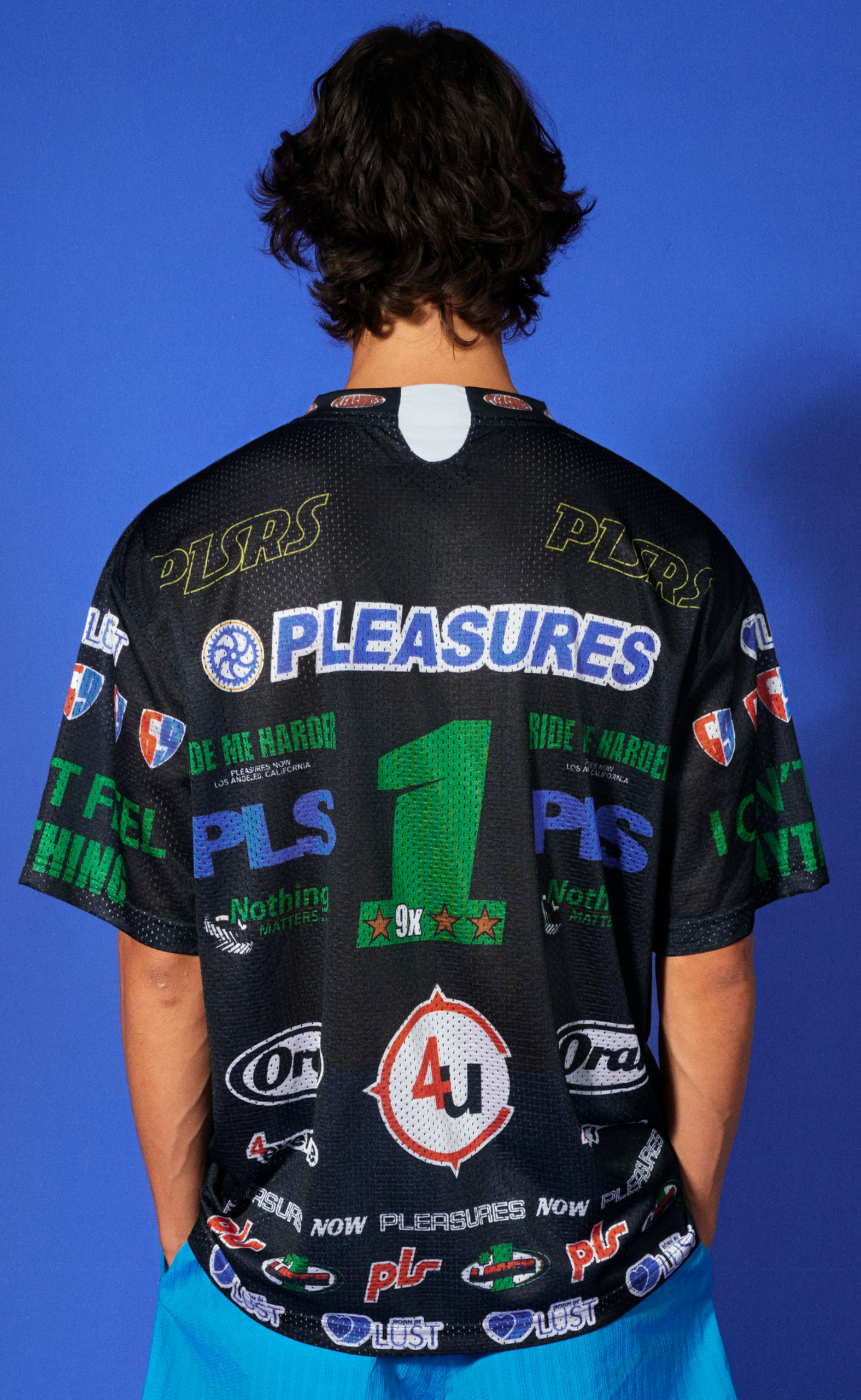 ORAL MESH BLACK T-SHIRT