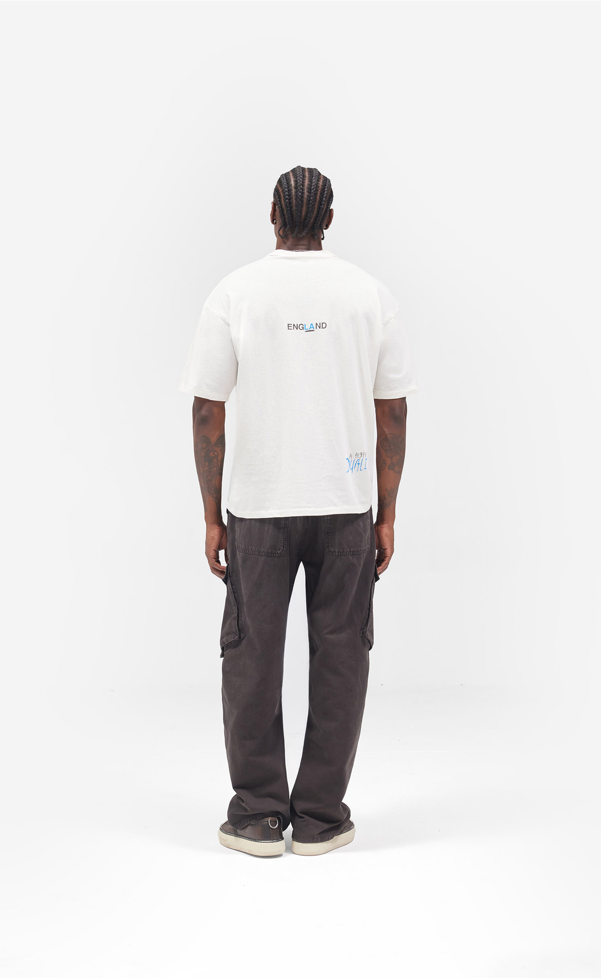 ENEMY FLAT WHITE T-SHIRT