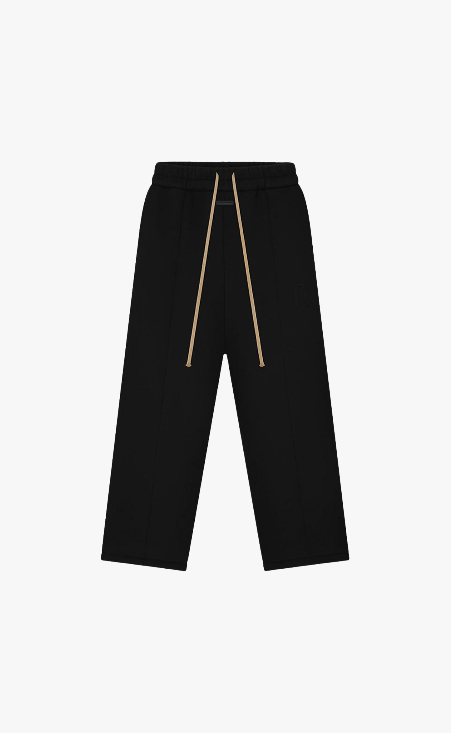 WIDE LEG BLACK SWEATPANT