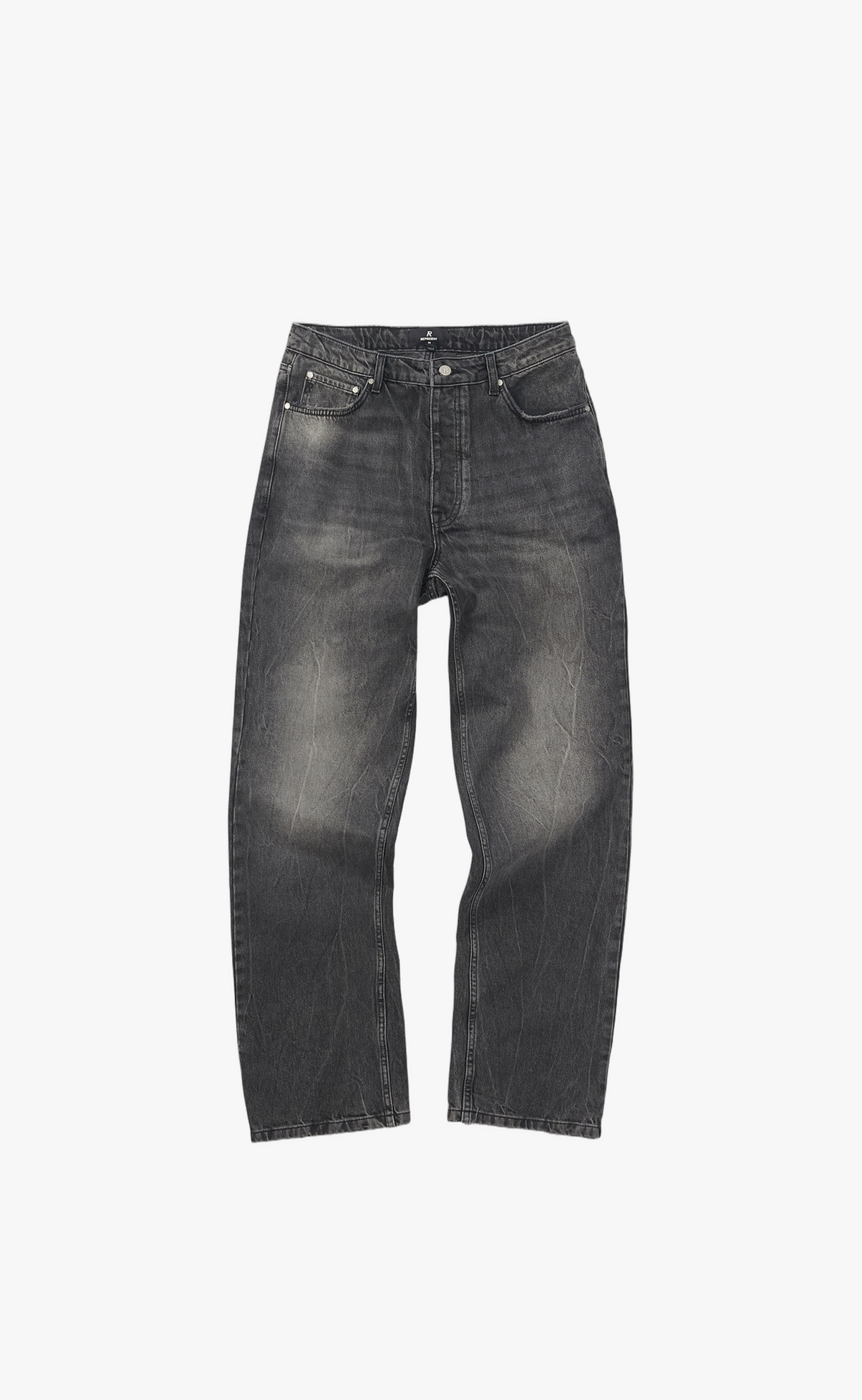 HEATON DENIM DIFFUSED BLACK JEANS