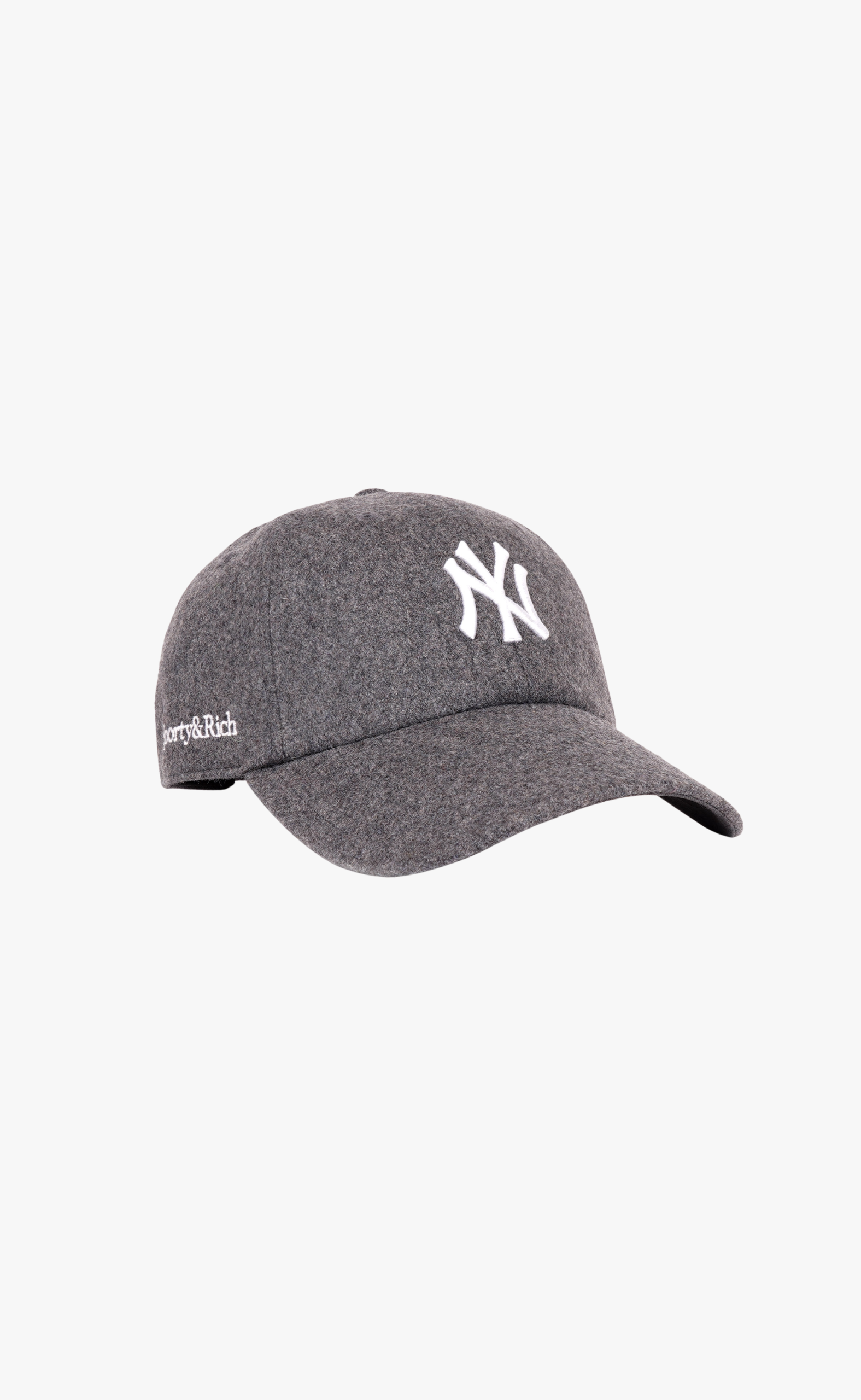 YANKEES SERIF WOOL DARK GREY HAT